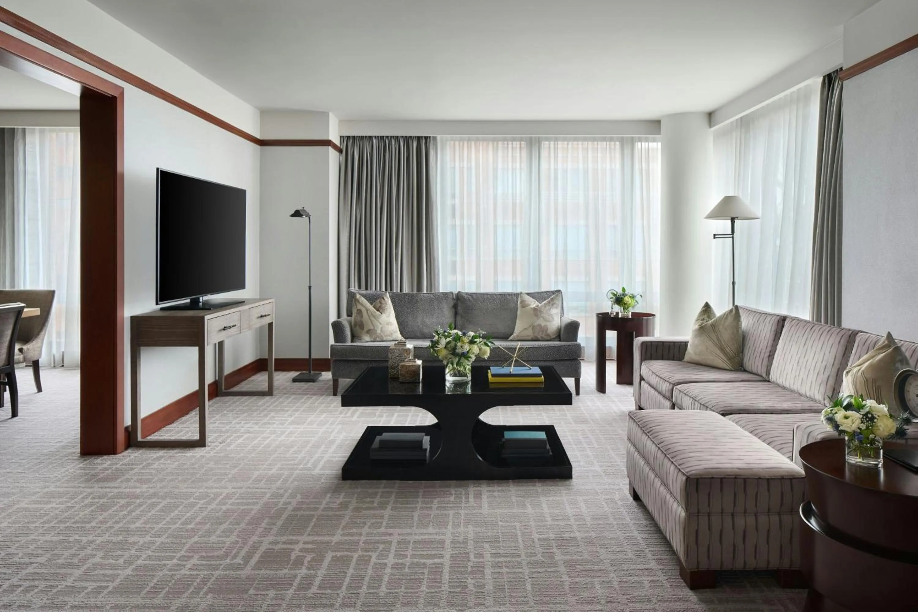Living room in The Ritz-Carlton Georgetown, Washington, D.C.