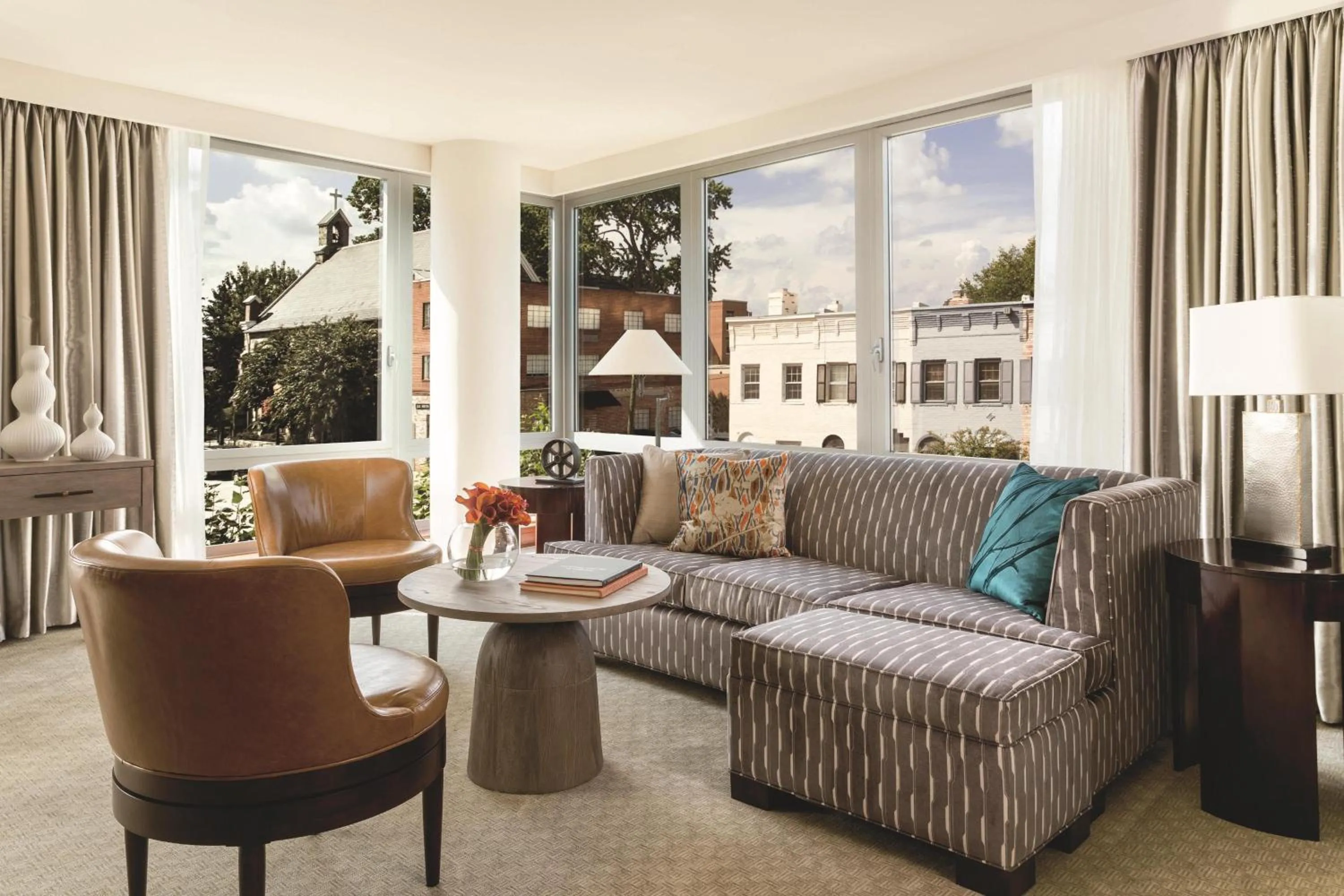 Living room in The Ritz-Carlton Georgetown, Washington, D.C.