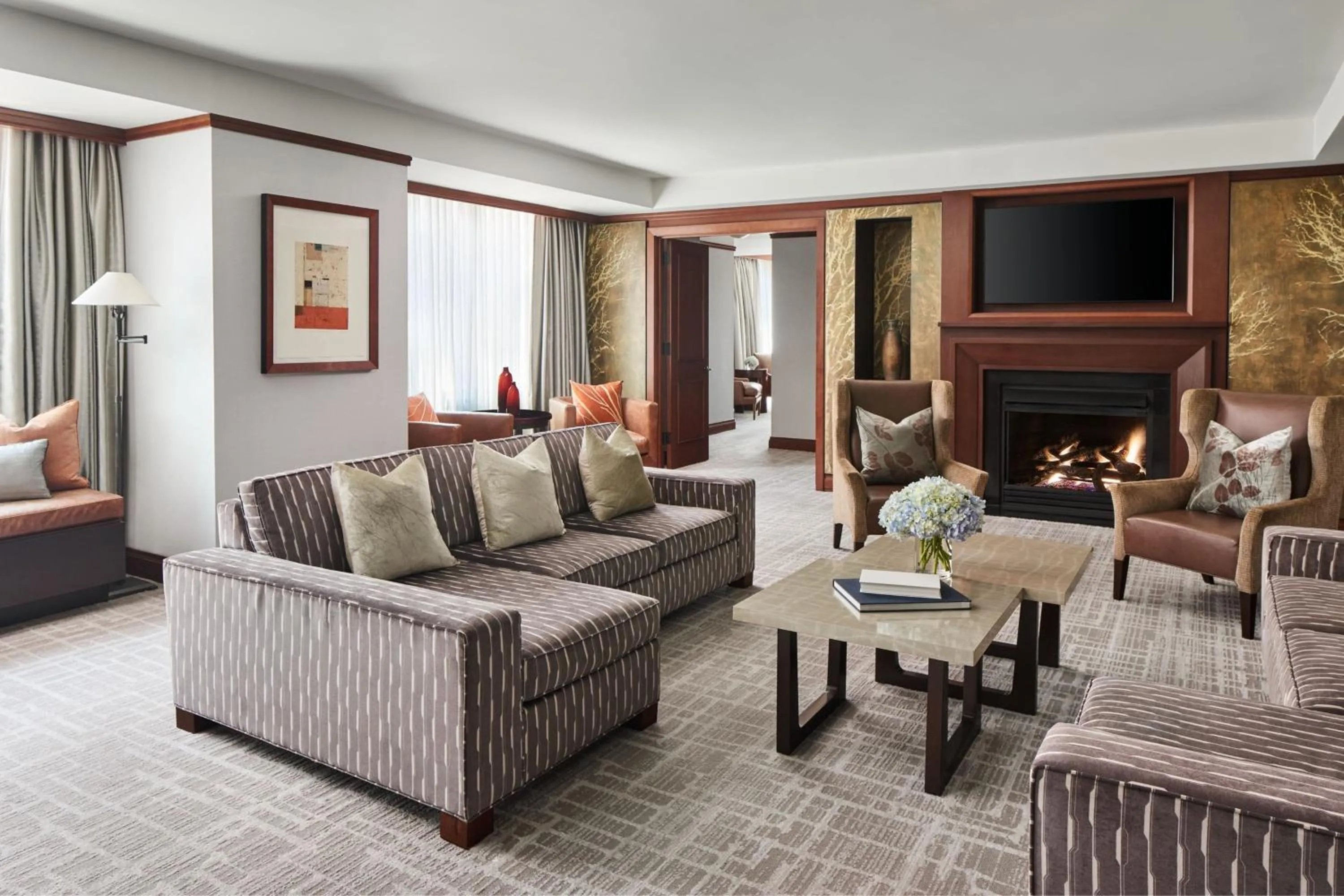 Living room in The Ritz-Carlton Georgetown, Washington, D.C.