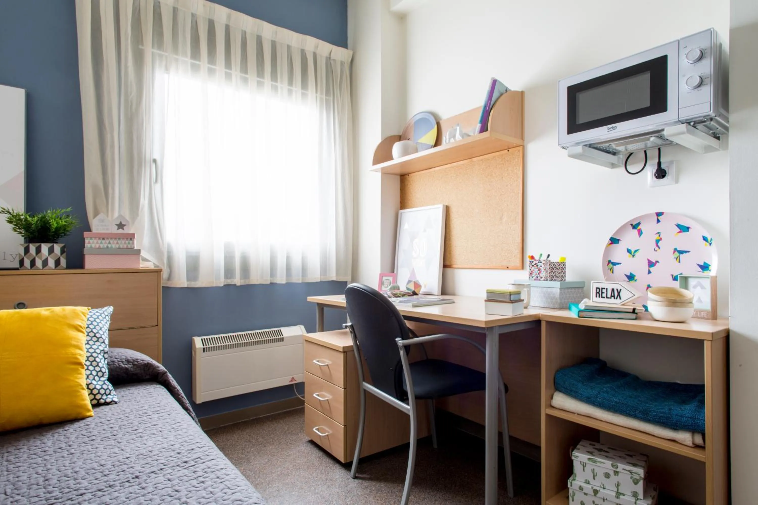 Seating area in Residencia Universitaria Resa As Burgas