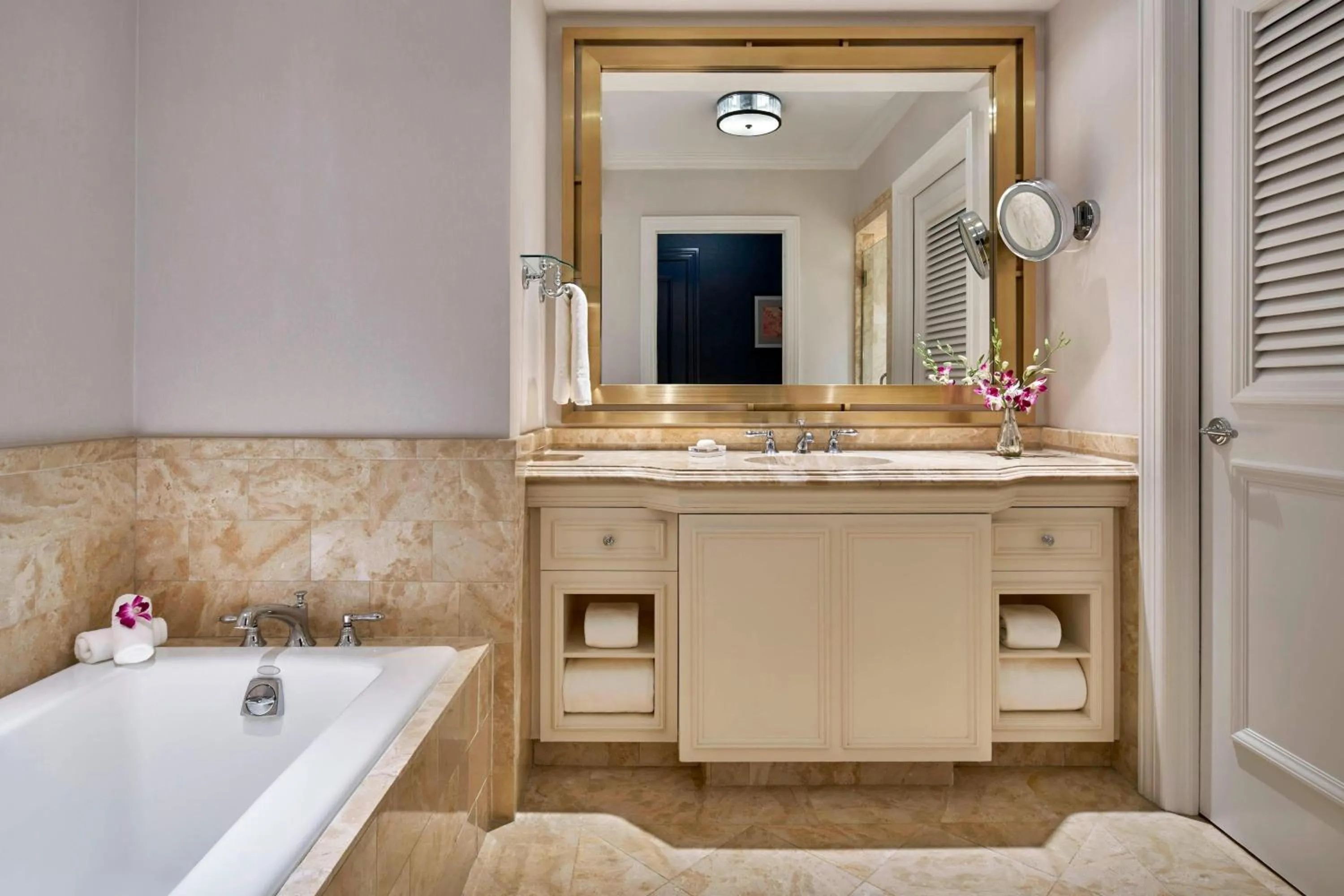 Bathroom in The Ritz-Carlton, Washington, D.C.
