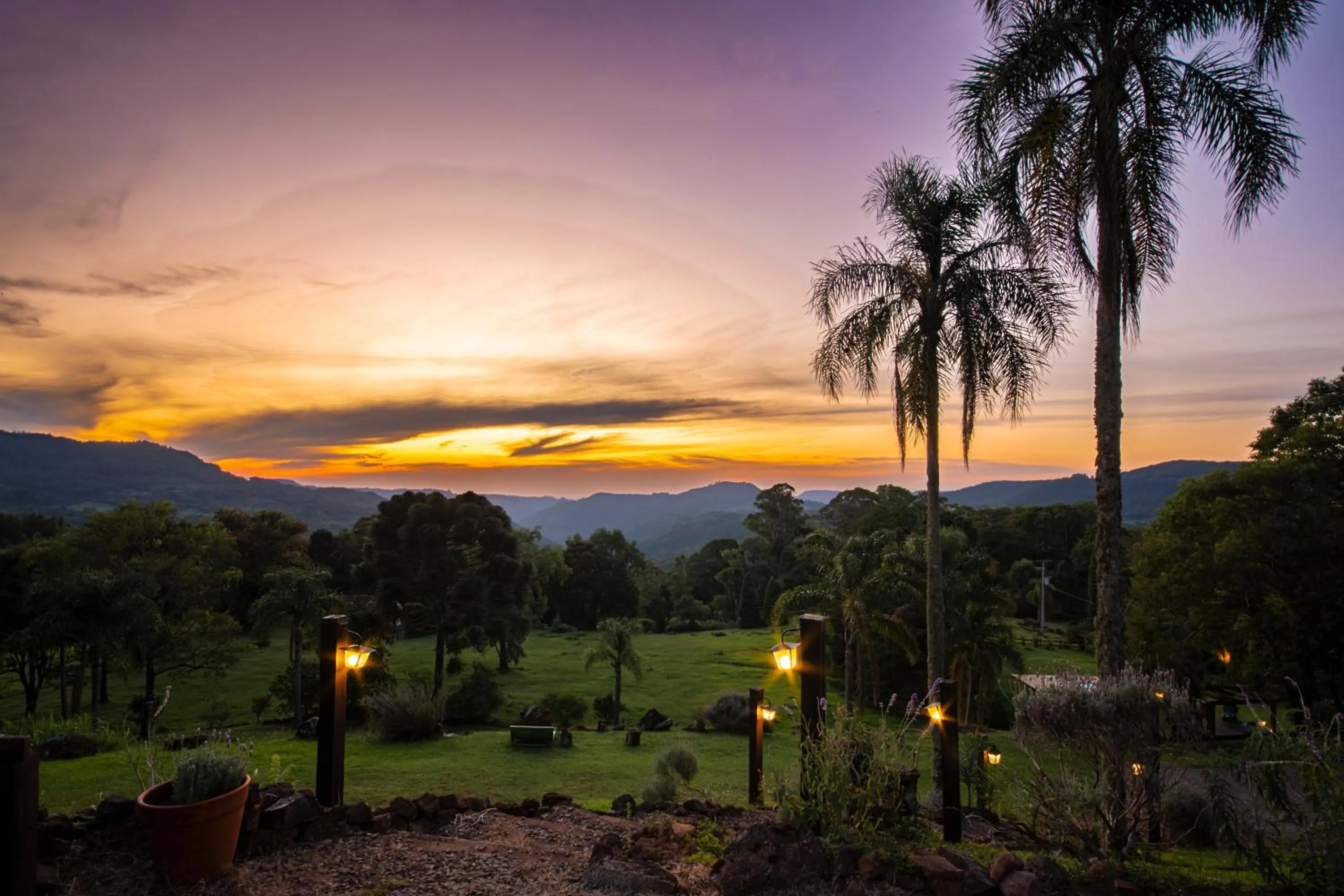 Garden in Pousada La Vista