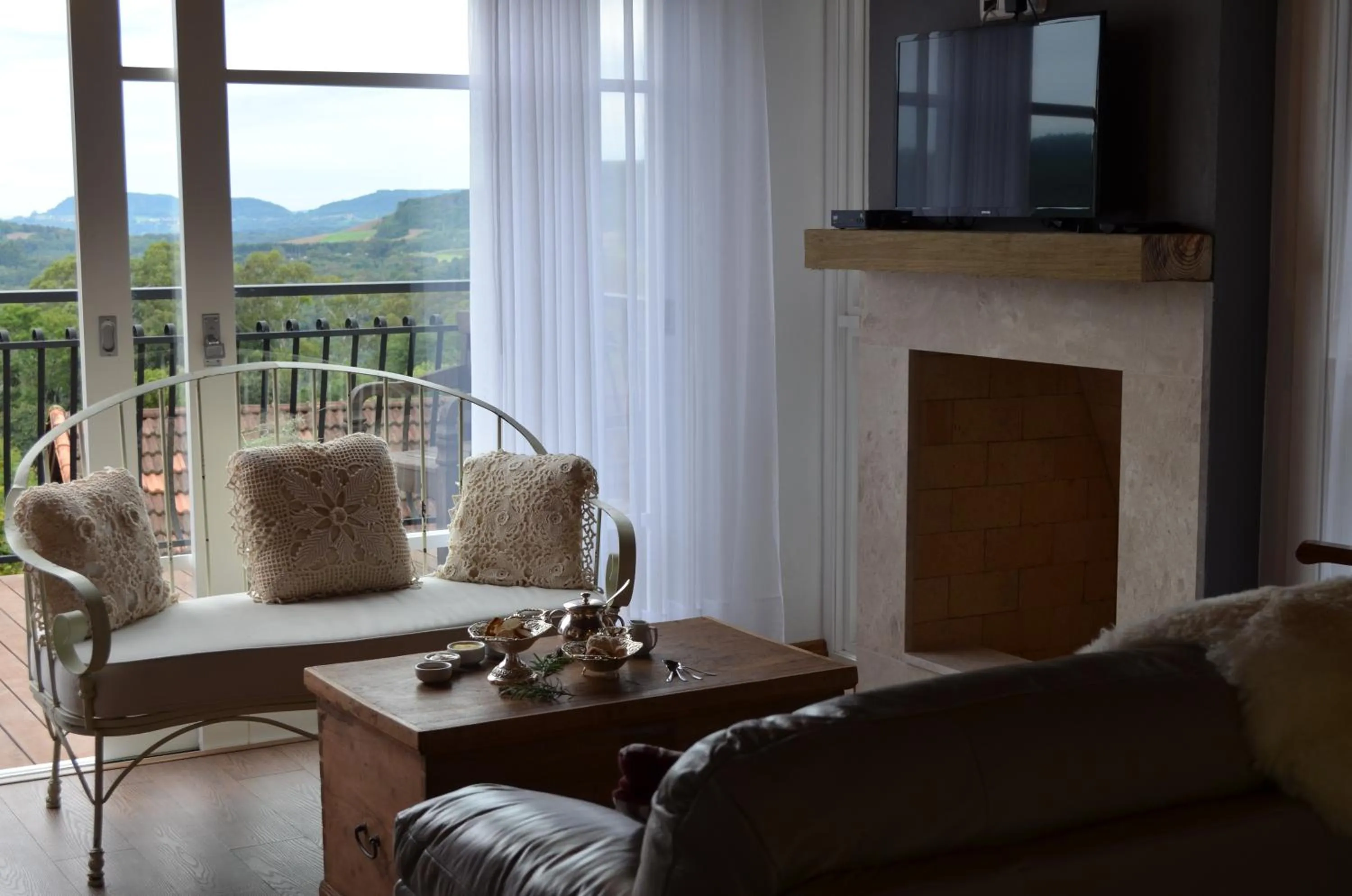 Living room in Pousada La Vista