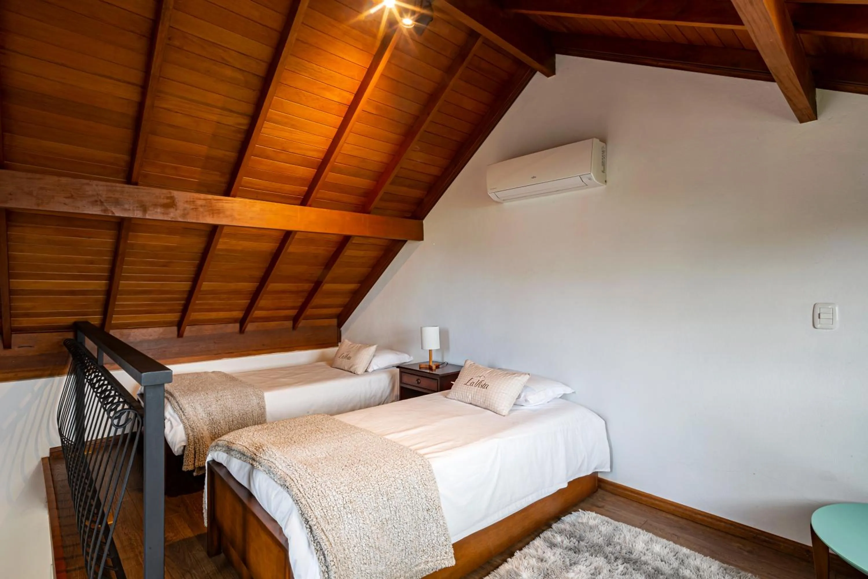 Bed in Pousada La Vista