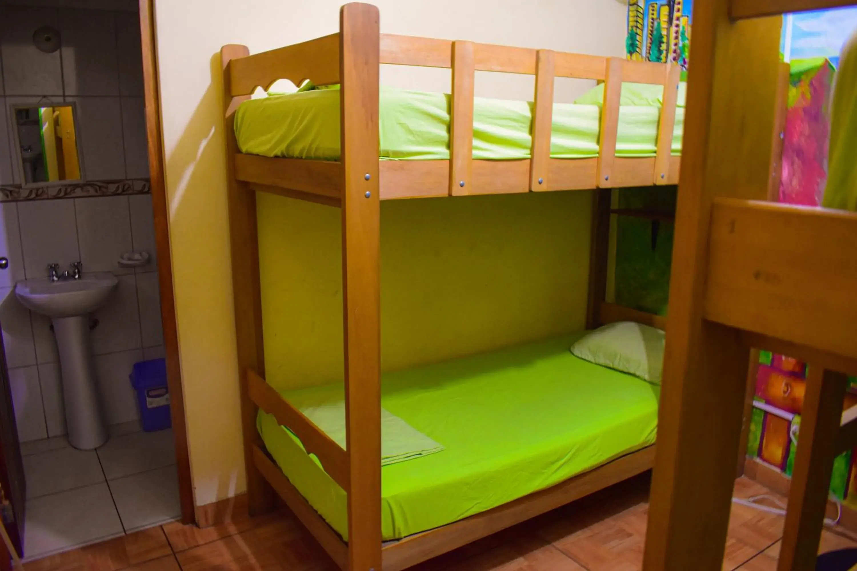 Bed in 4-Bed Male Dormitory Room in Passion Hostel - Barranco Bed in 4-Bed Male Dormitory Room in Passion Hostel - Barranco