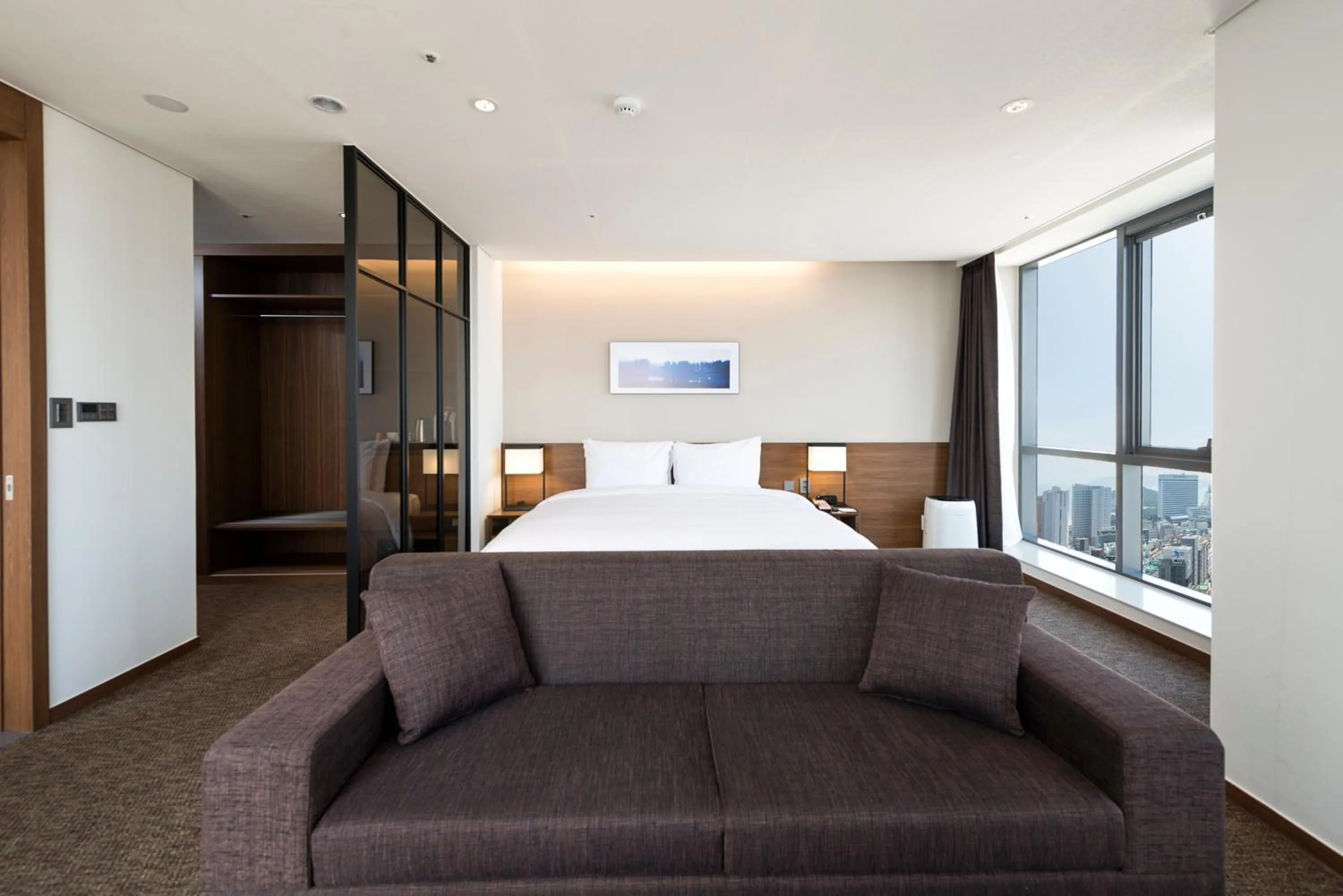 Bed in Ramada Encore by Wyndham Busan Haeundae