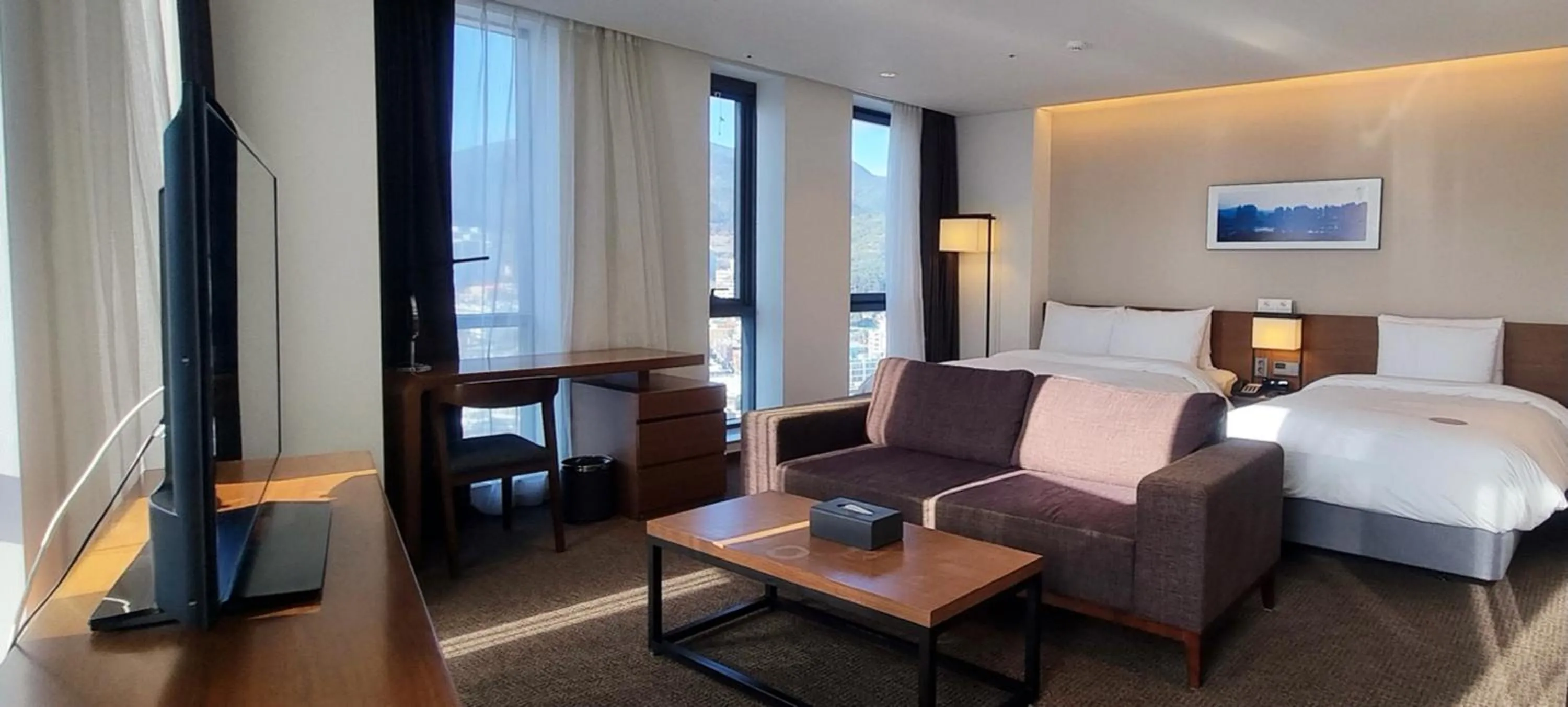 Bed in Ramada Encore by Wyndham Busan Haeundae