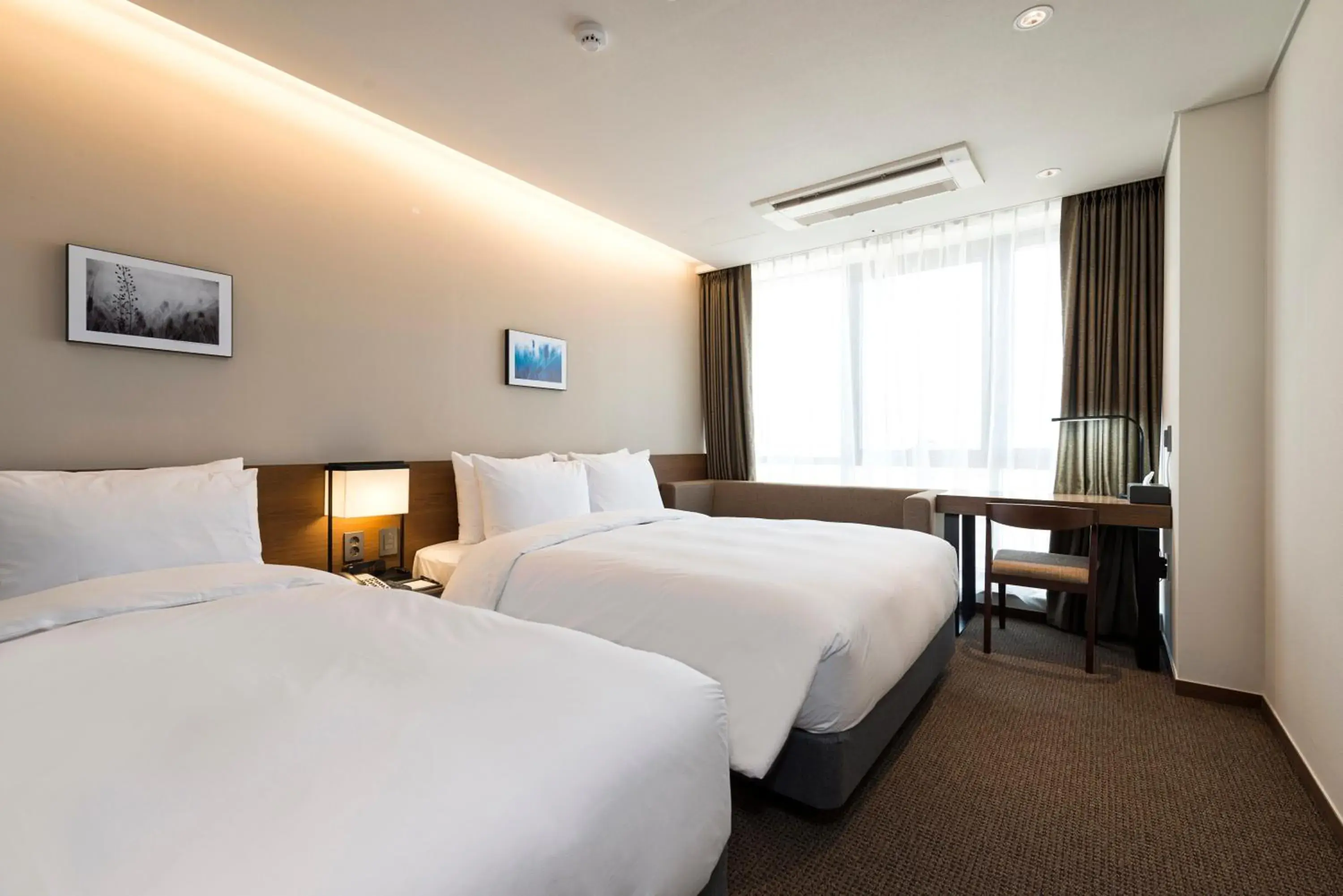 Bedroom, Bed in Ramada Encore by Wyndham Busan Haeundae Bedroom, Bed in Ramada Encore by Wyndham Busan Haeundae