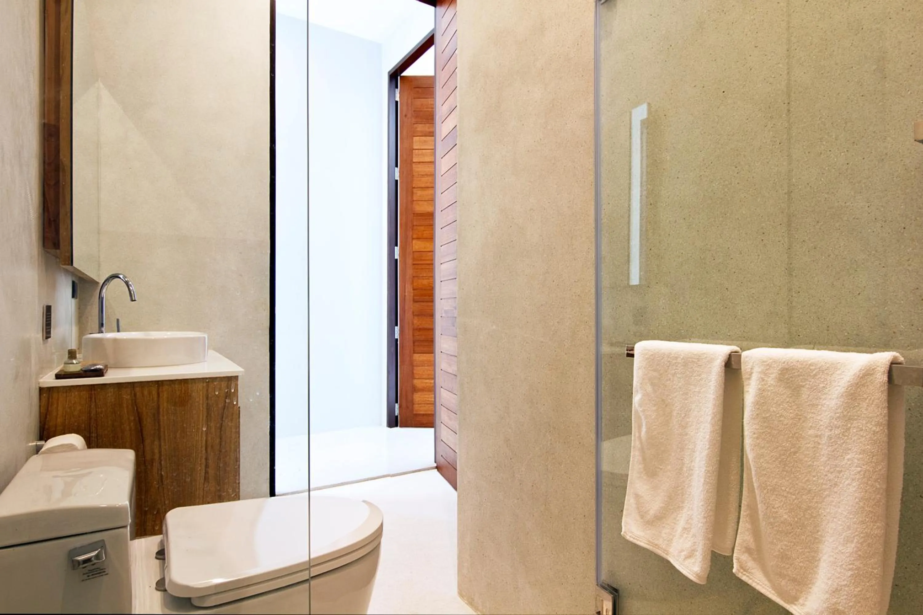 Toilet in Luxury Sea and Sunset View 4BR 4BA Pool Villa