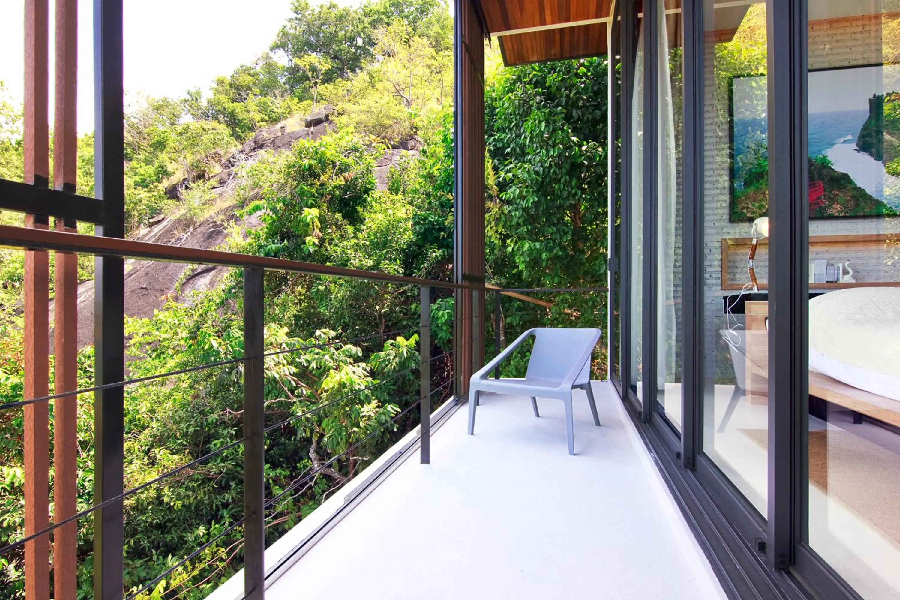 Balcony/Terrace in Luxury Sea and Sunset View 4BR 4BA Pool Villa