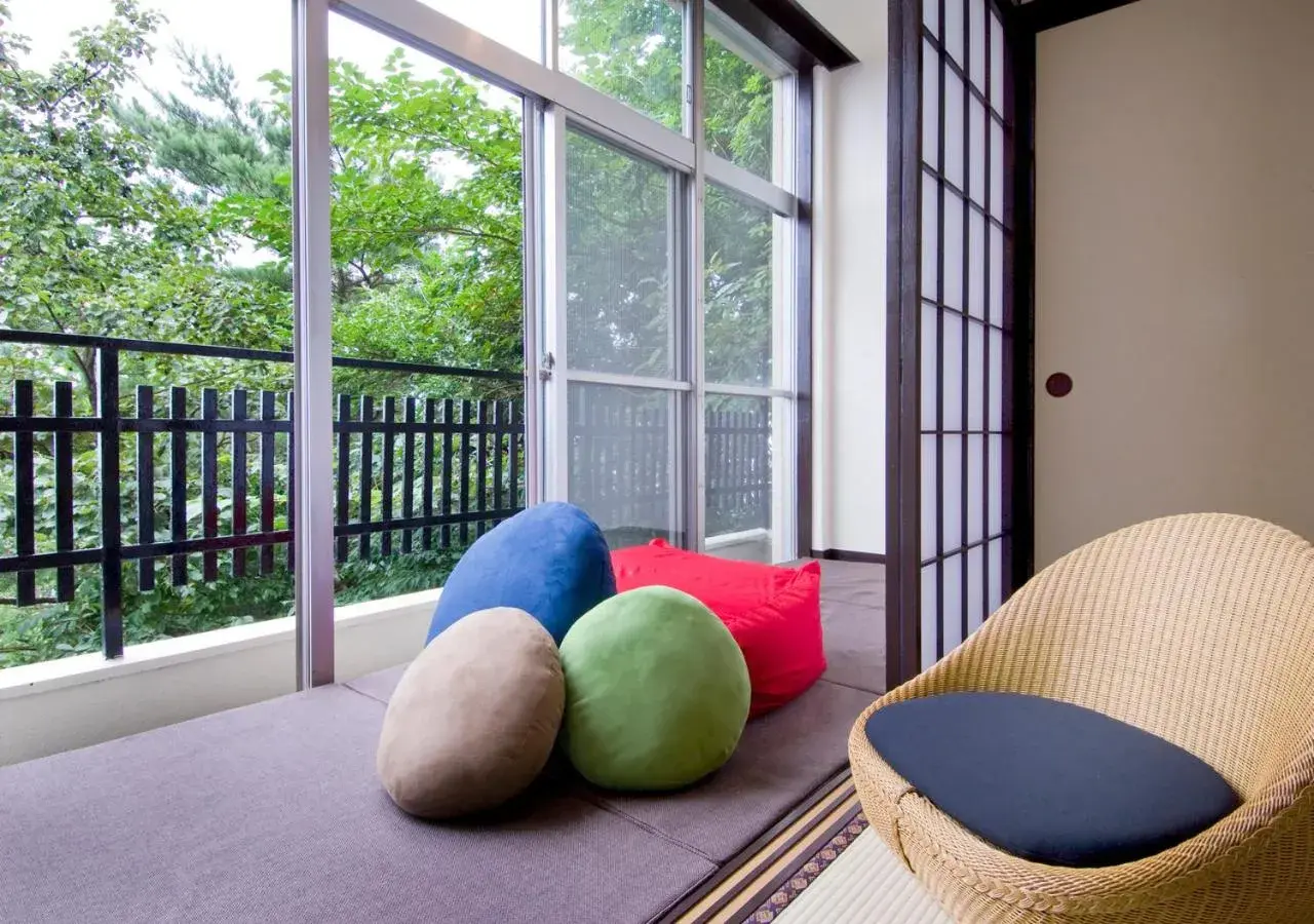 Mountain view in Ikaho Syusuien Mountain view in Ikaho Syusuien