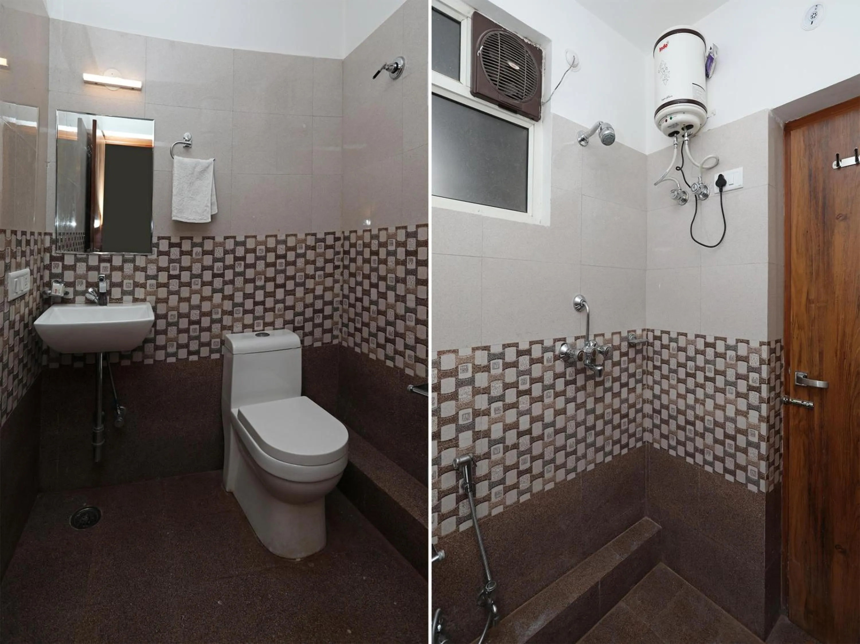 Shower in Hotel Triveni Residency