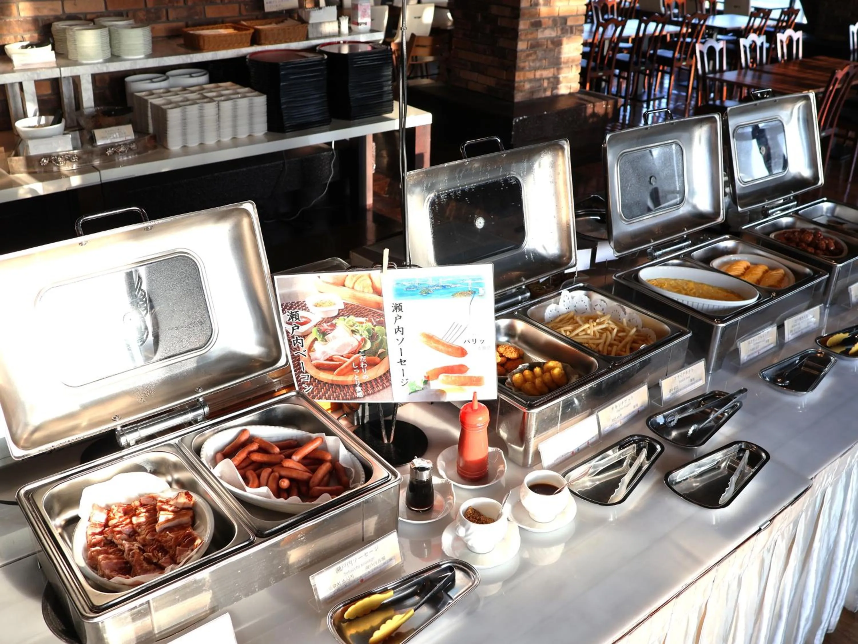 Buffet breakfast in Sakaide Grand Hotel