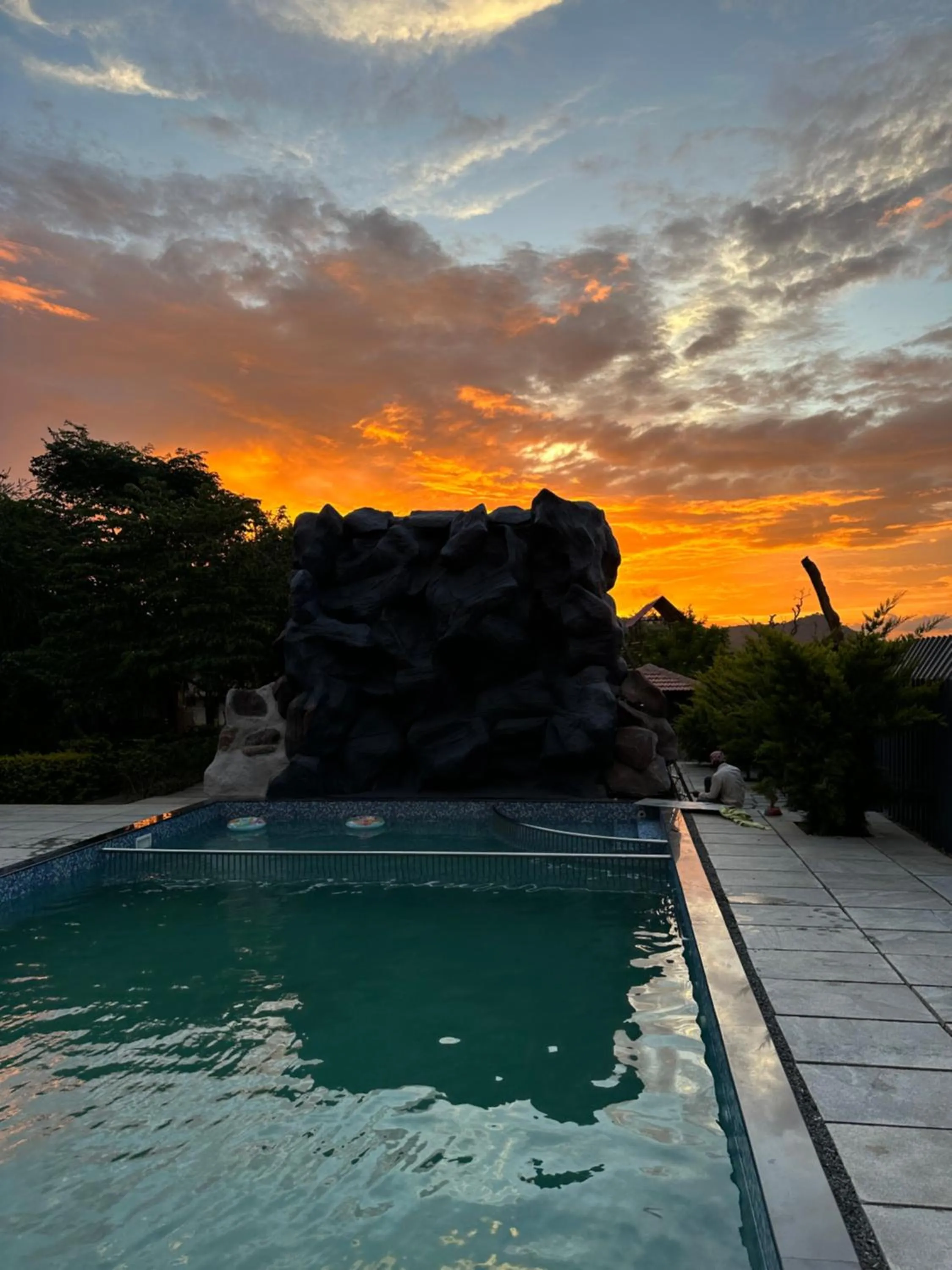 Pool view in Chalets Resort Masinagudi