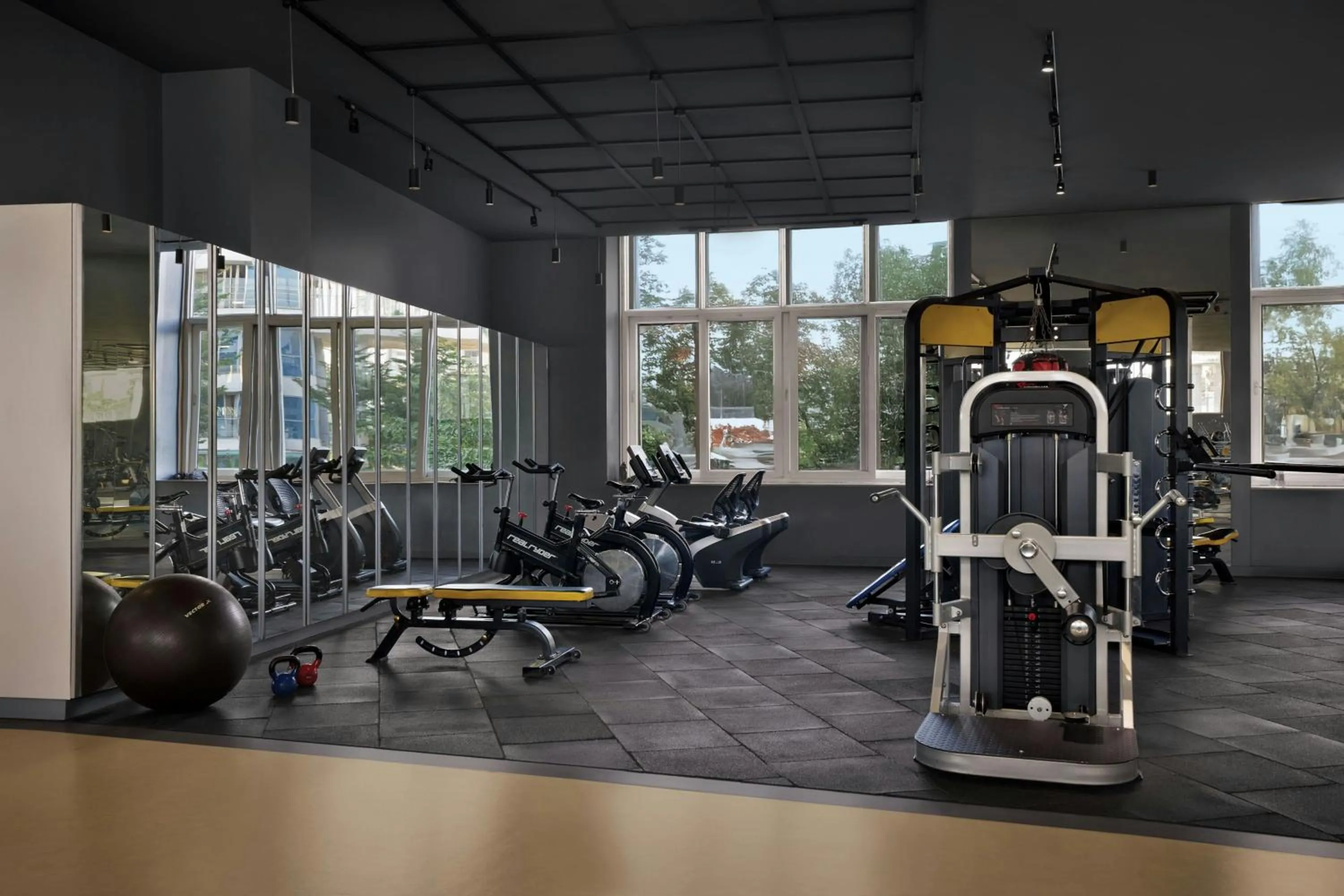 Fitness centre/facilities in Amanora The Fern Pune, Series by Marriott