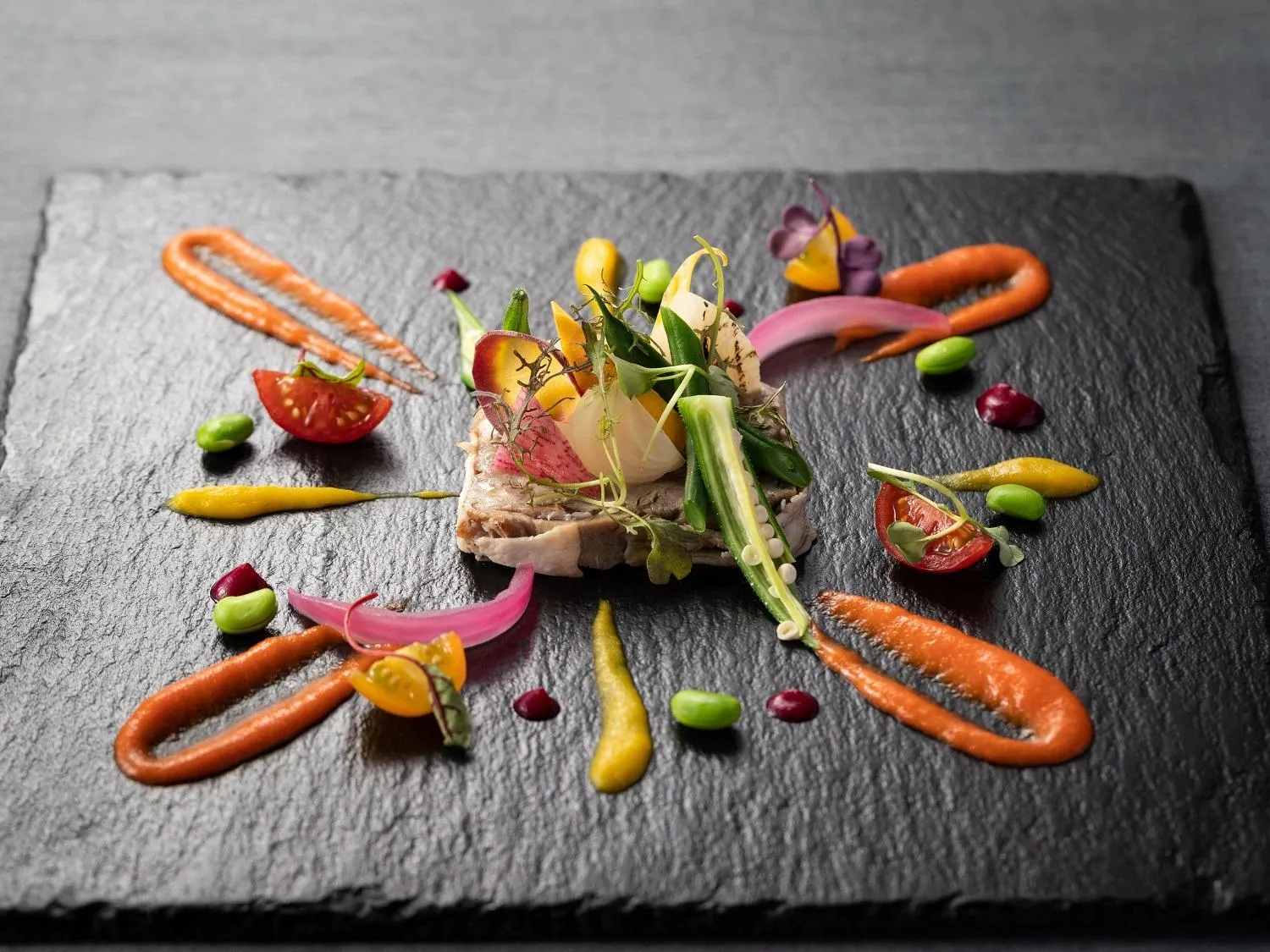 Dinner in Setre Marina Biwako