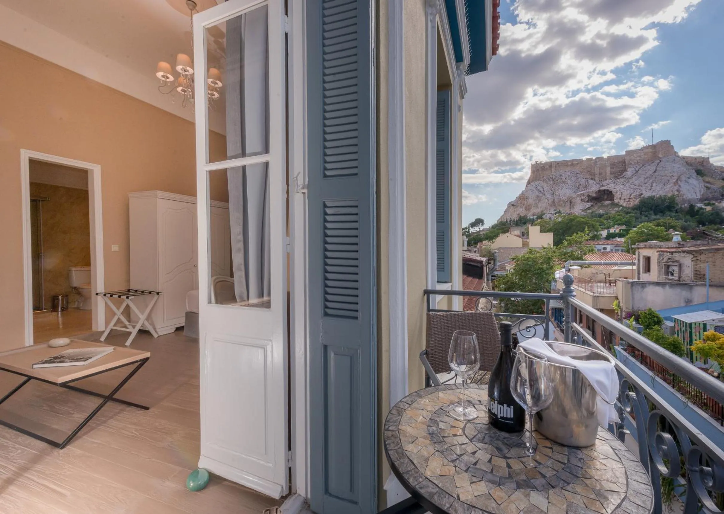 Landmark view in Palladian Home