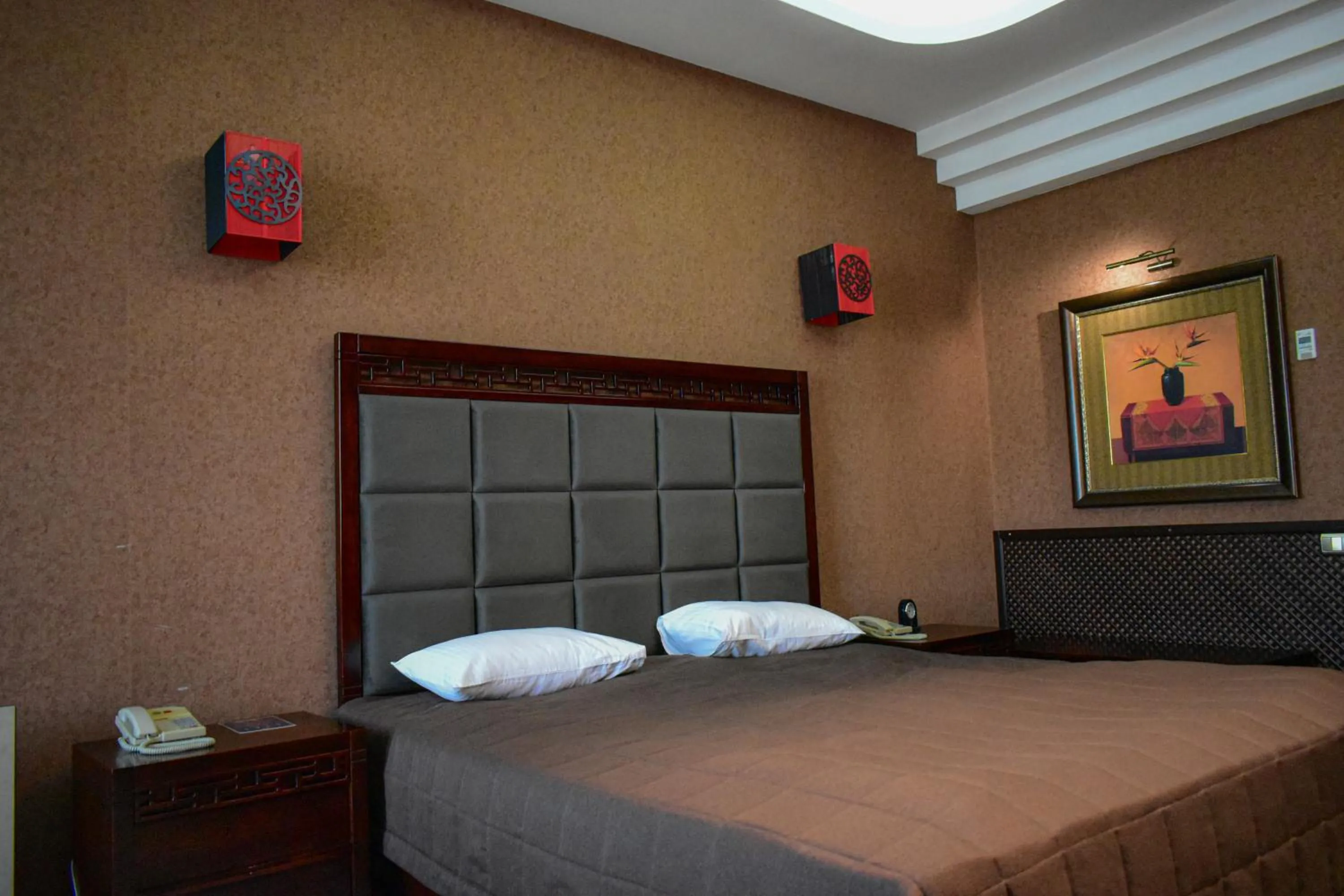 Bed in Hotel Feride
