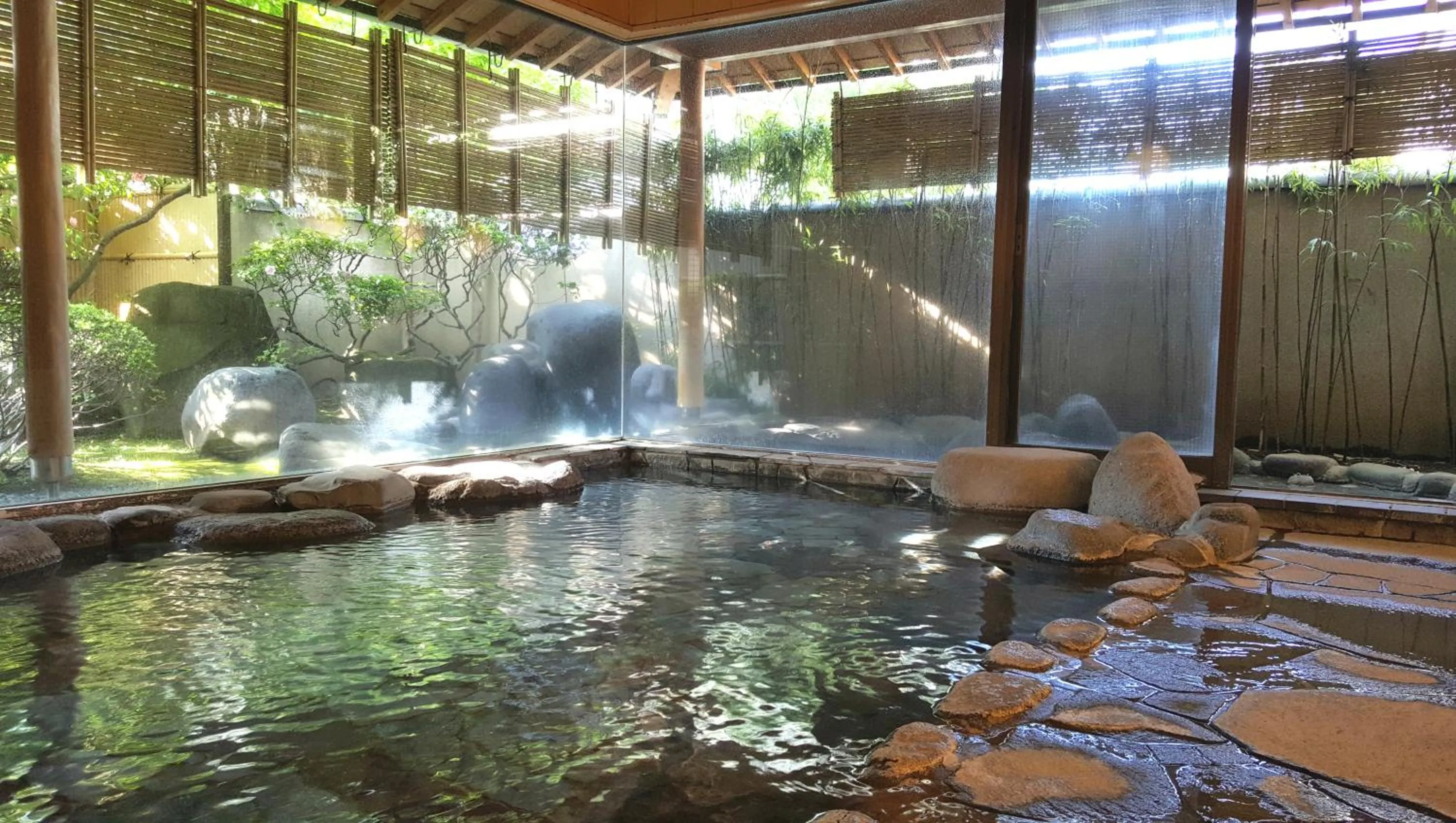 Hot Spring Bath in Satoya Ryokan