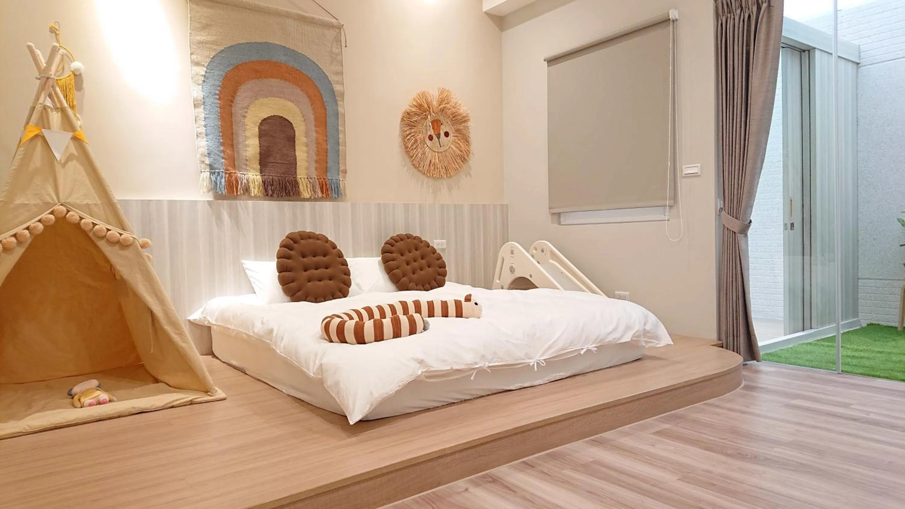 Photo of the whole room, Bed in 胖蝸牛親子民宿