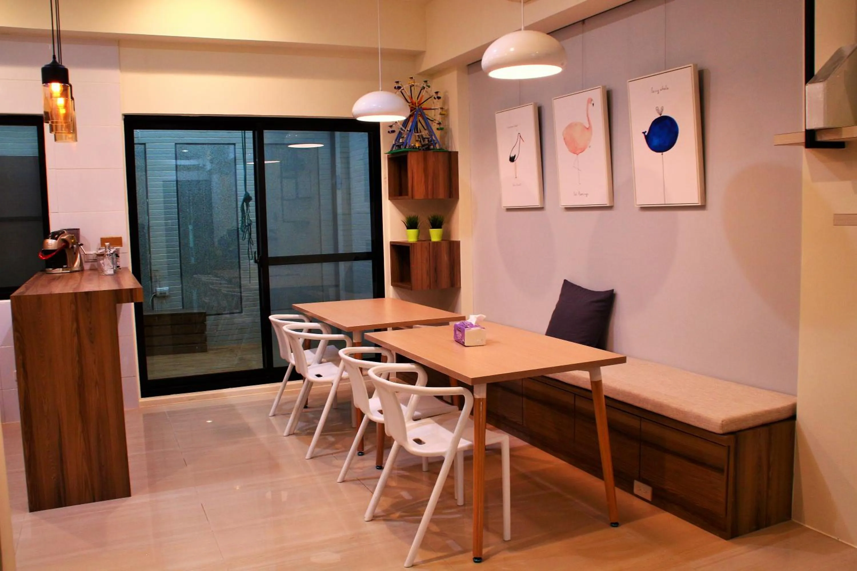 Kitchen or kitchenette in 胖蝸牛親子民宿