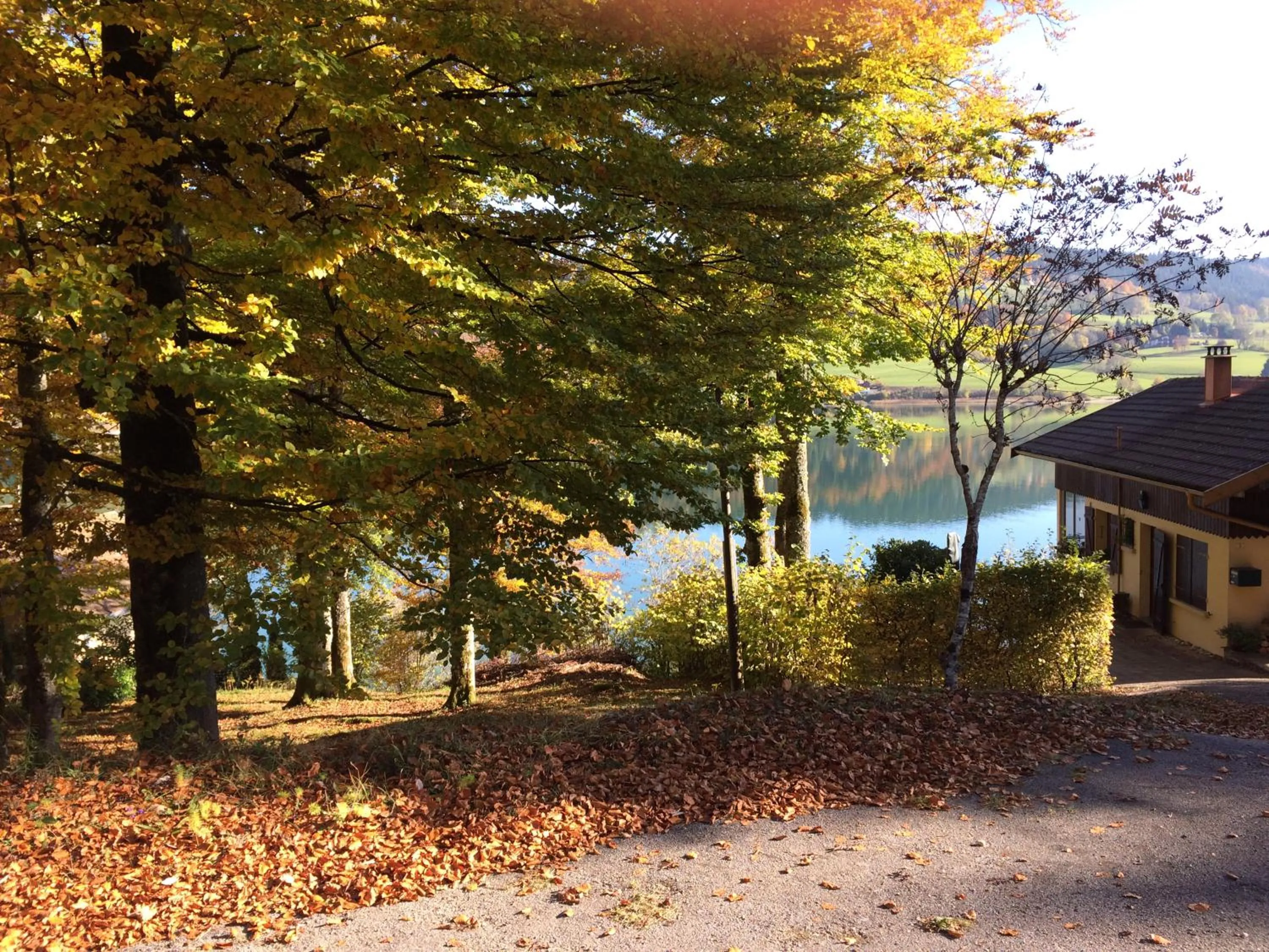 Lake view in Au Charnet