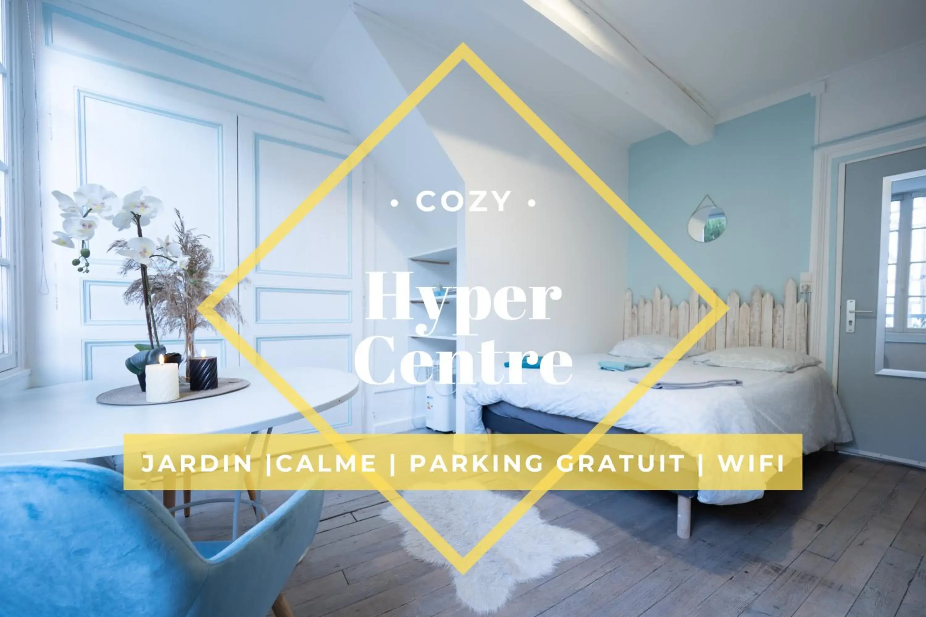 One-Bedroom Apartment in L'Oiseau De La Cathédrale - Calme - Jardin - Wifi One-Bedroom Apartment in L'Oiseau De La Cathédrale - Calme - Jardin - Wifi
