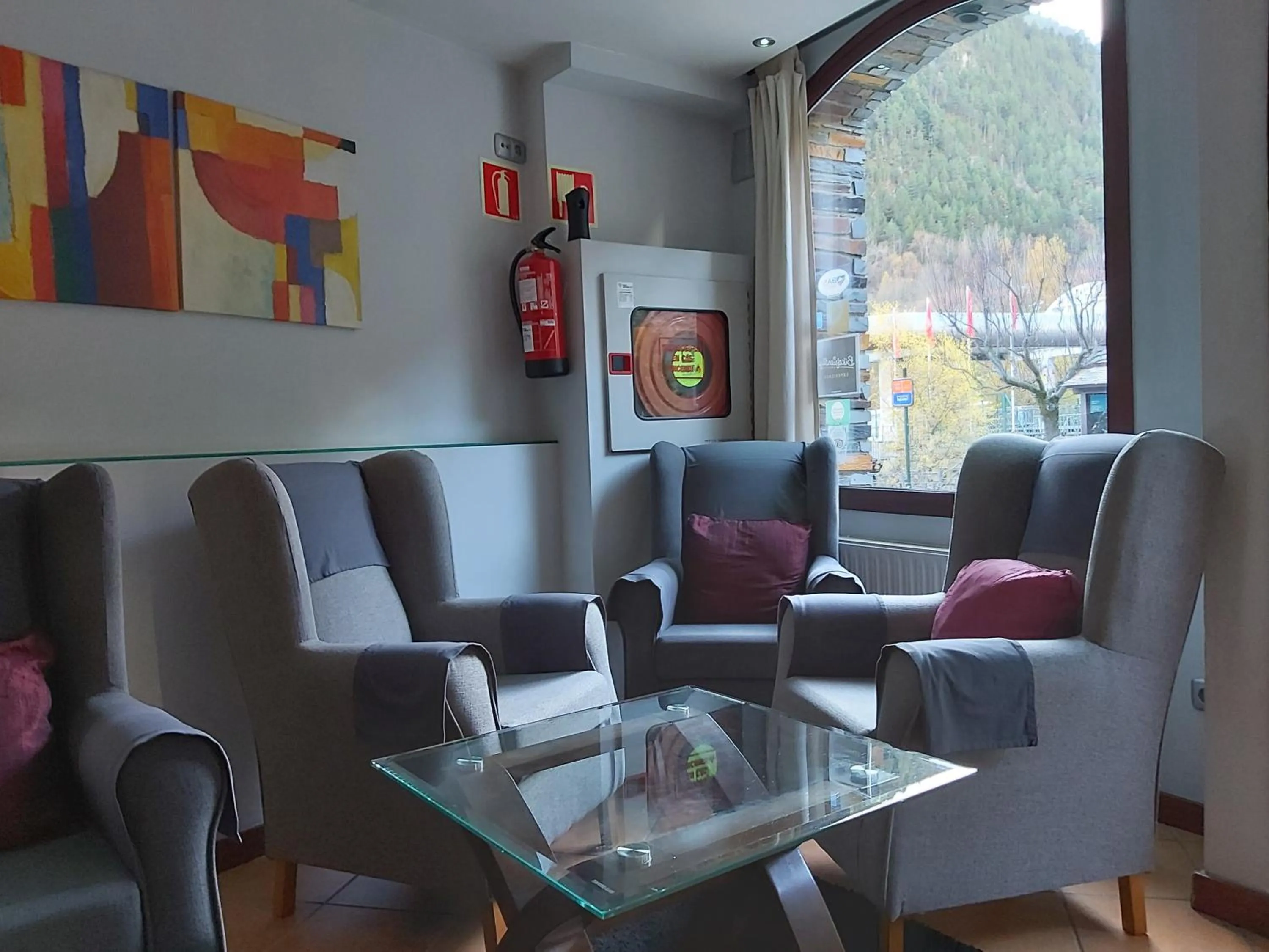 Lobby or reception in Hotel Montané