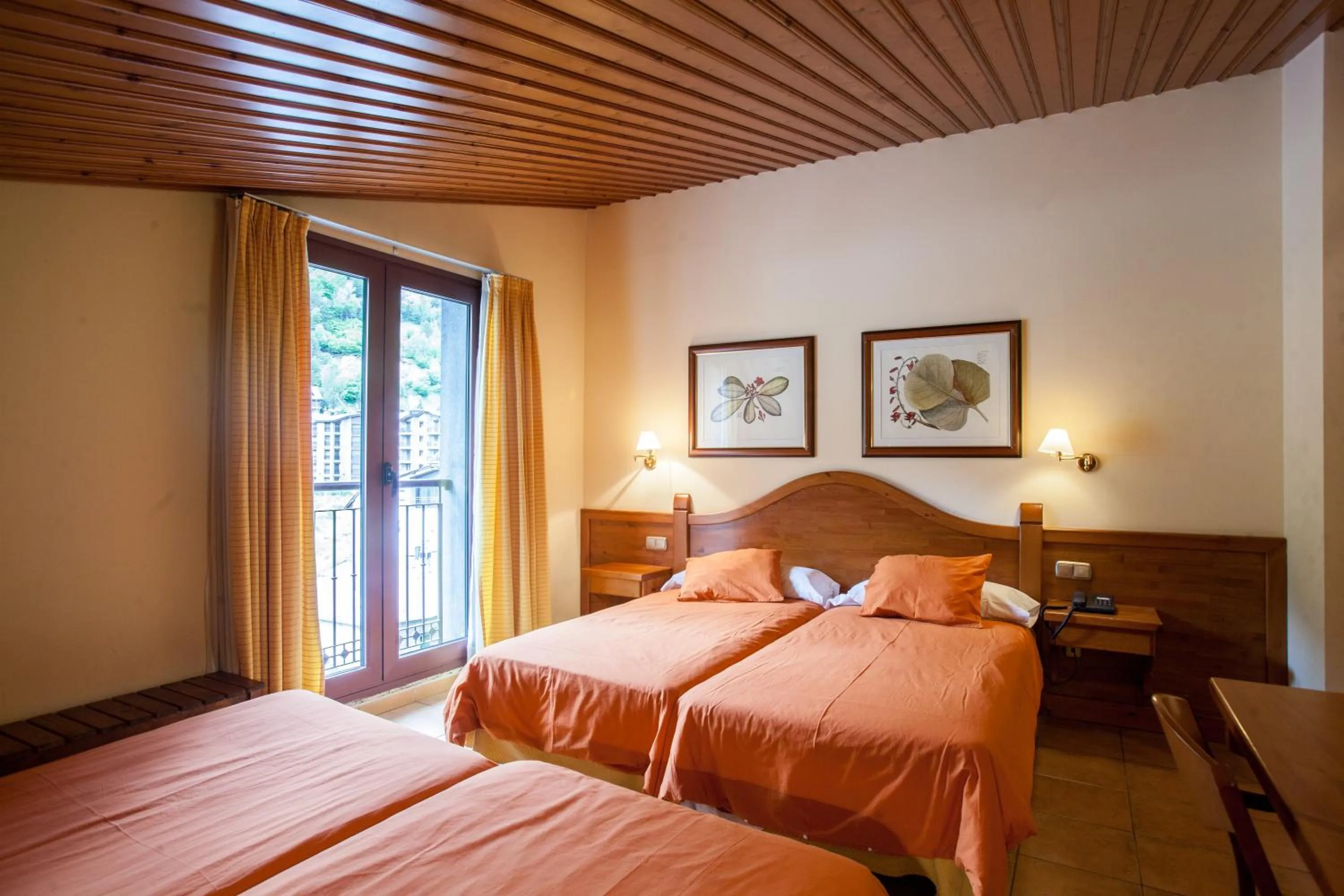 Day, Bed in Hotel Montané