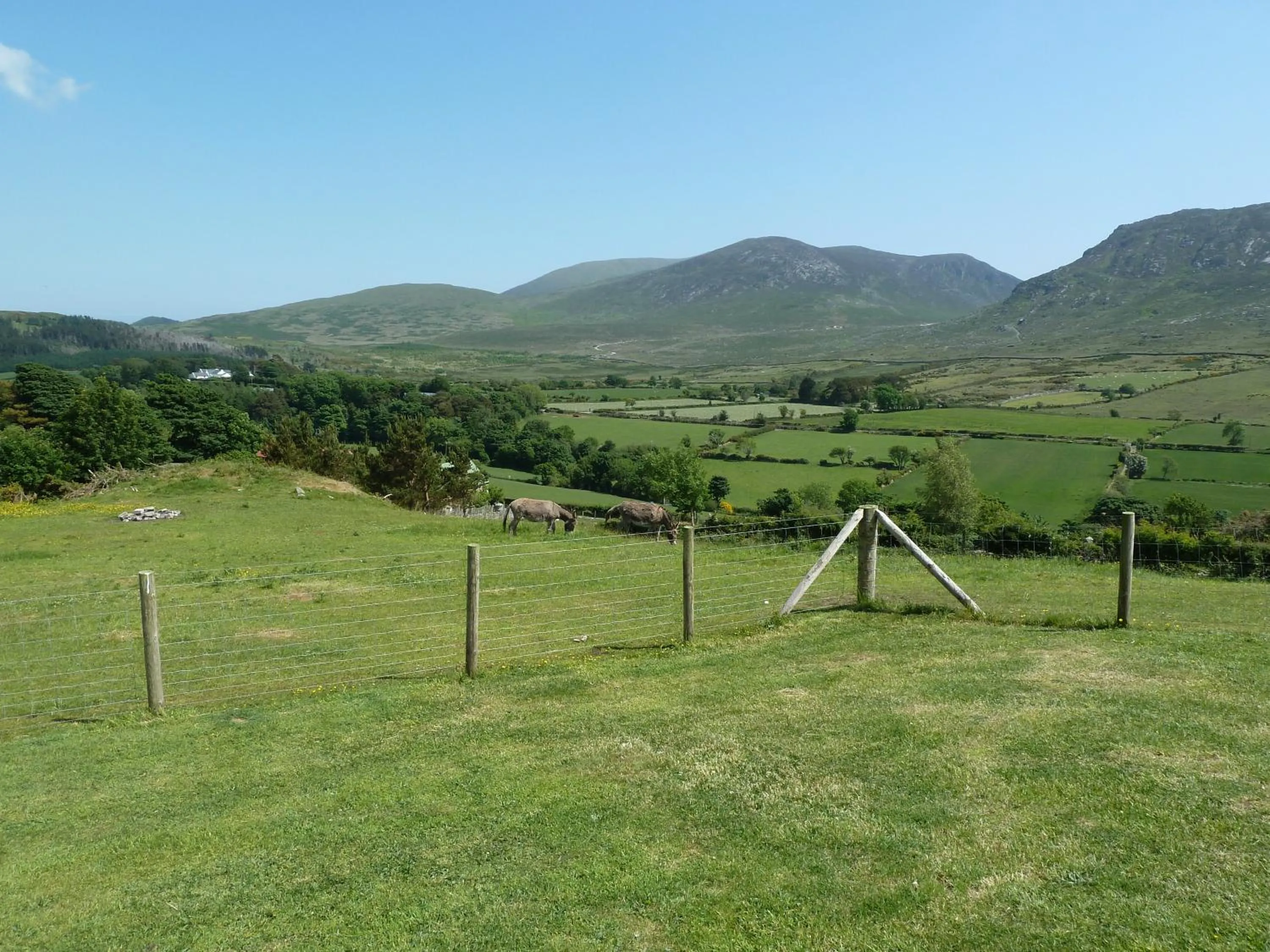 Mountain view in Gorse Hill Glamping