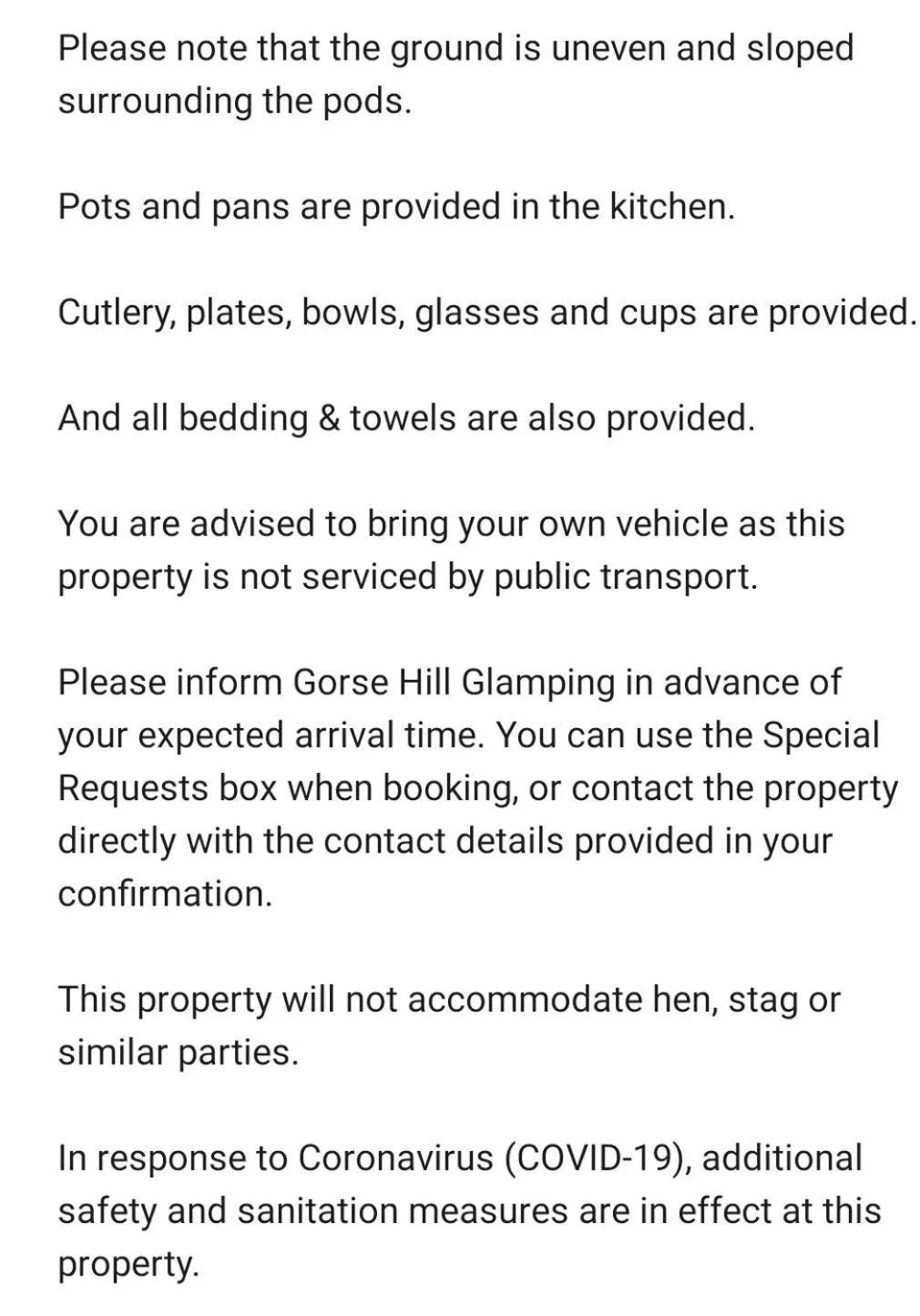 Gorse Hill Glamping