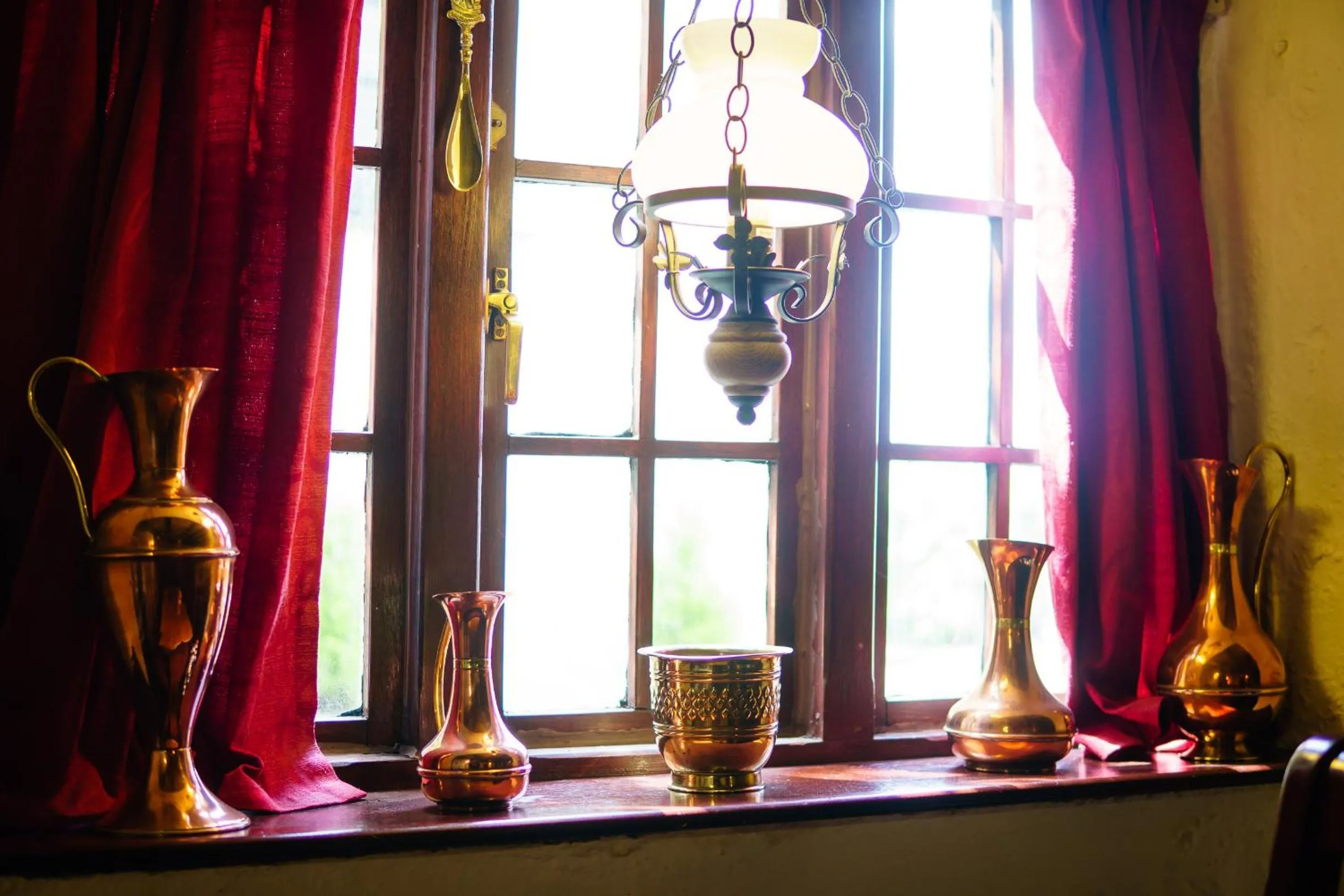 Decorative detail in The Weary Friar Inn