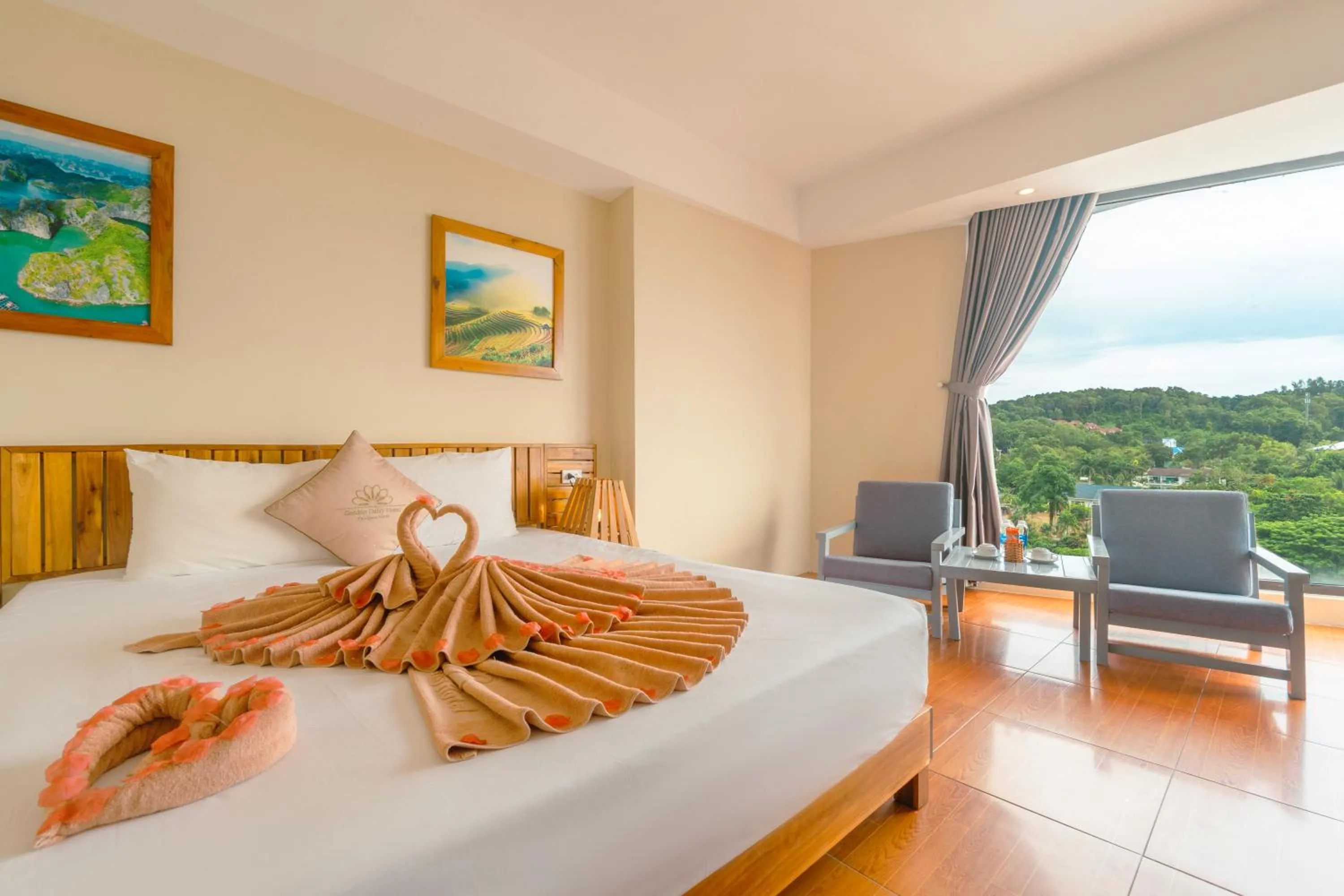 Photo of the whole room, Bed in Golden Daisy Hotel Phu Quoc