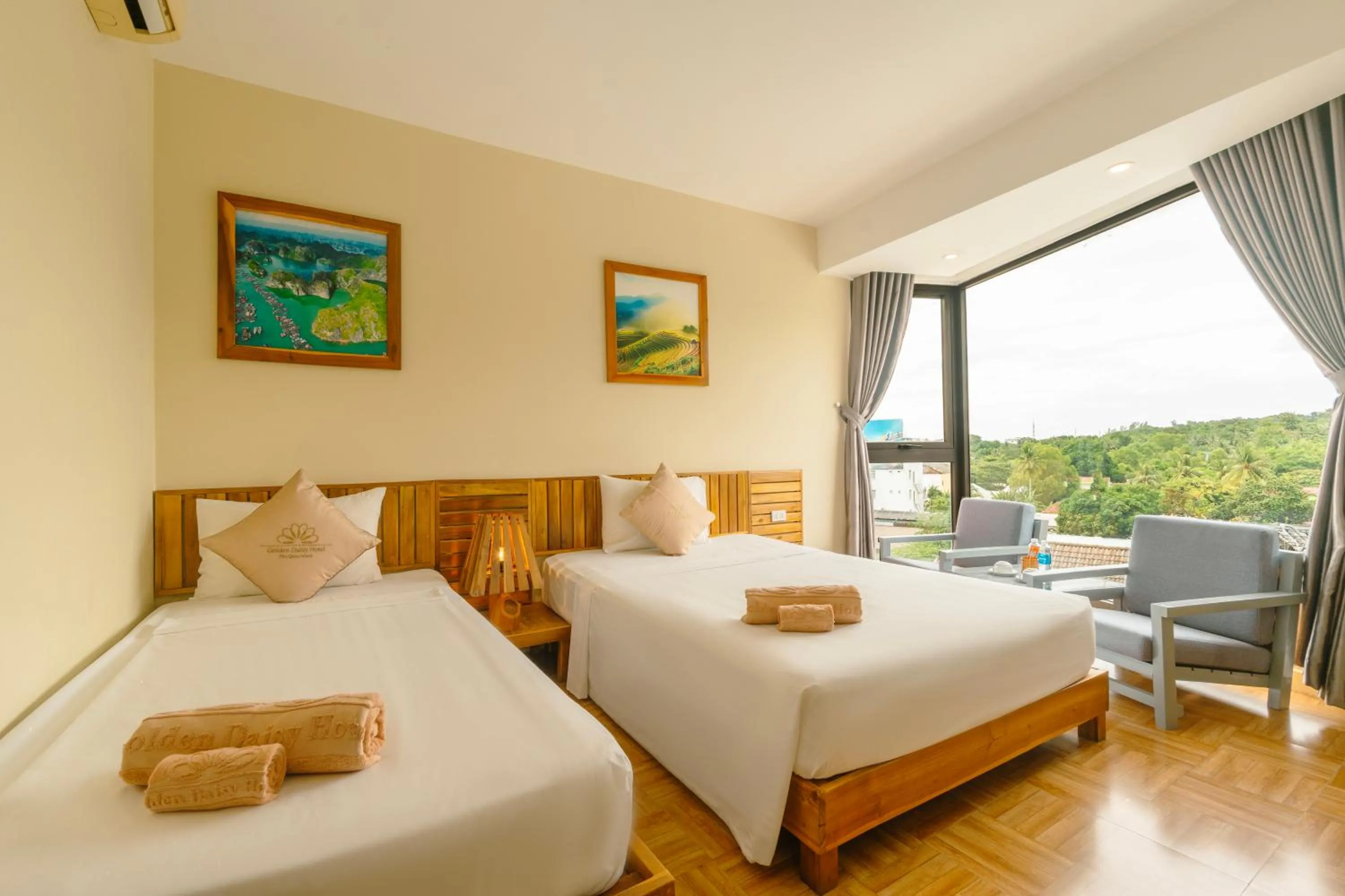 Bedroom, Bed in Golden Daisy Hotel Phu Quoc