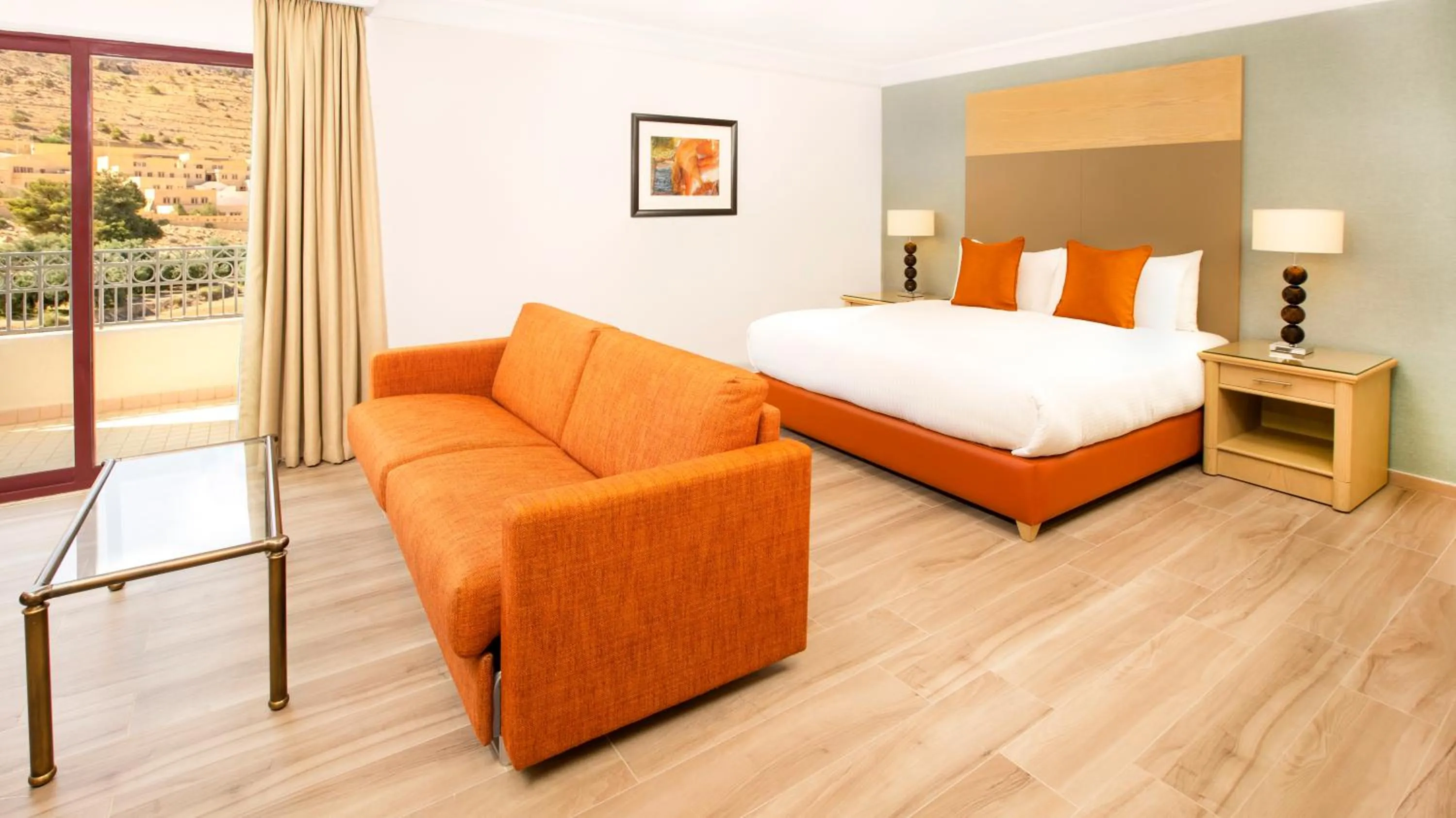 Living room, Bed in Mövenpick Resort Petra