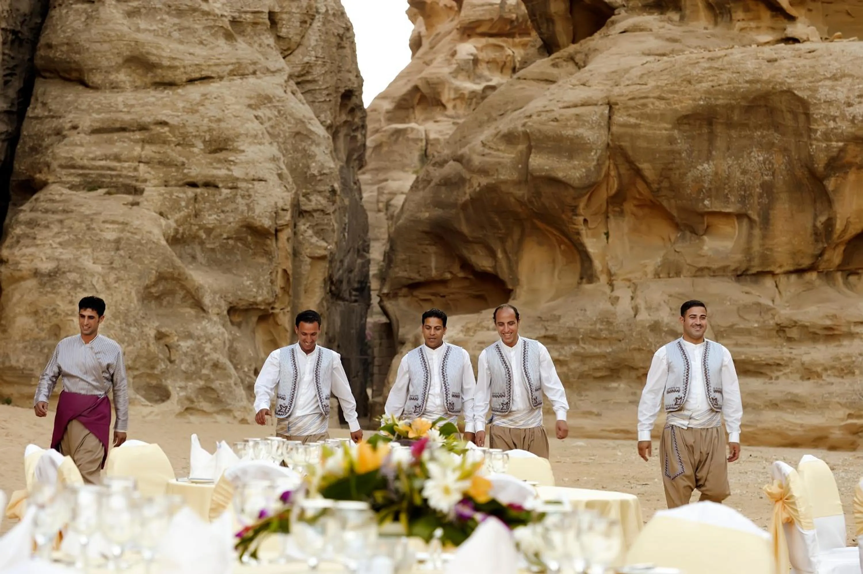 Staff in Mövenpick Resort Petra