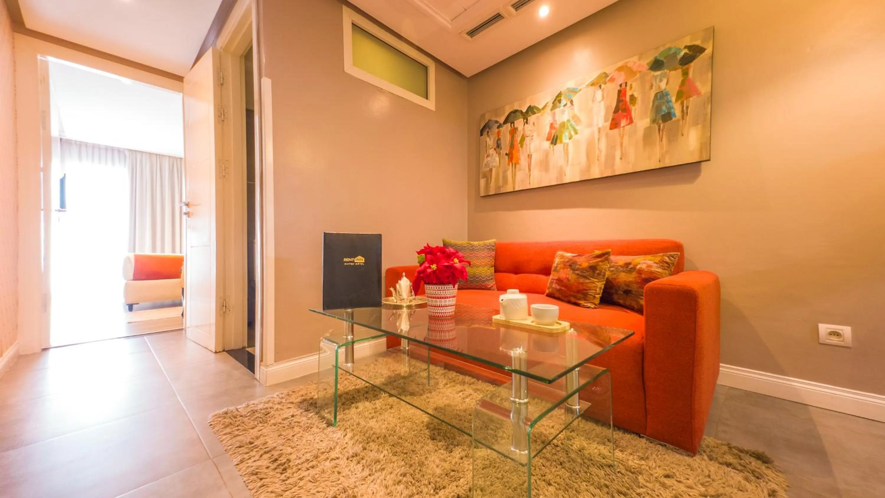 Living room in RENT-INN Suites Hotel