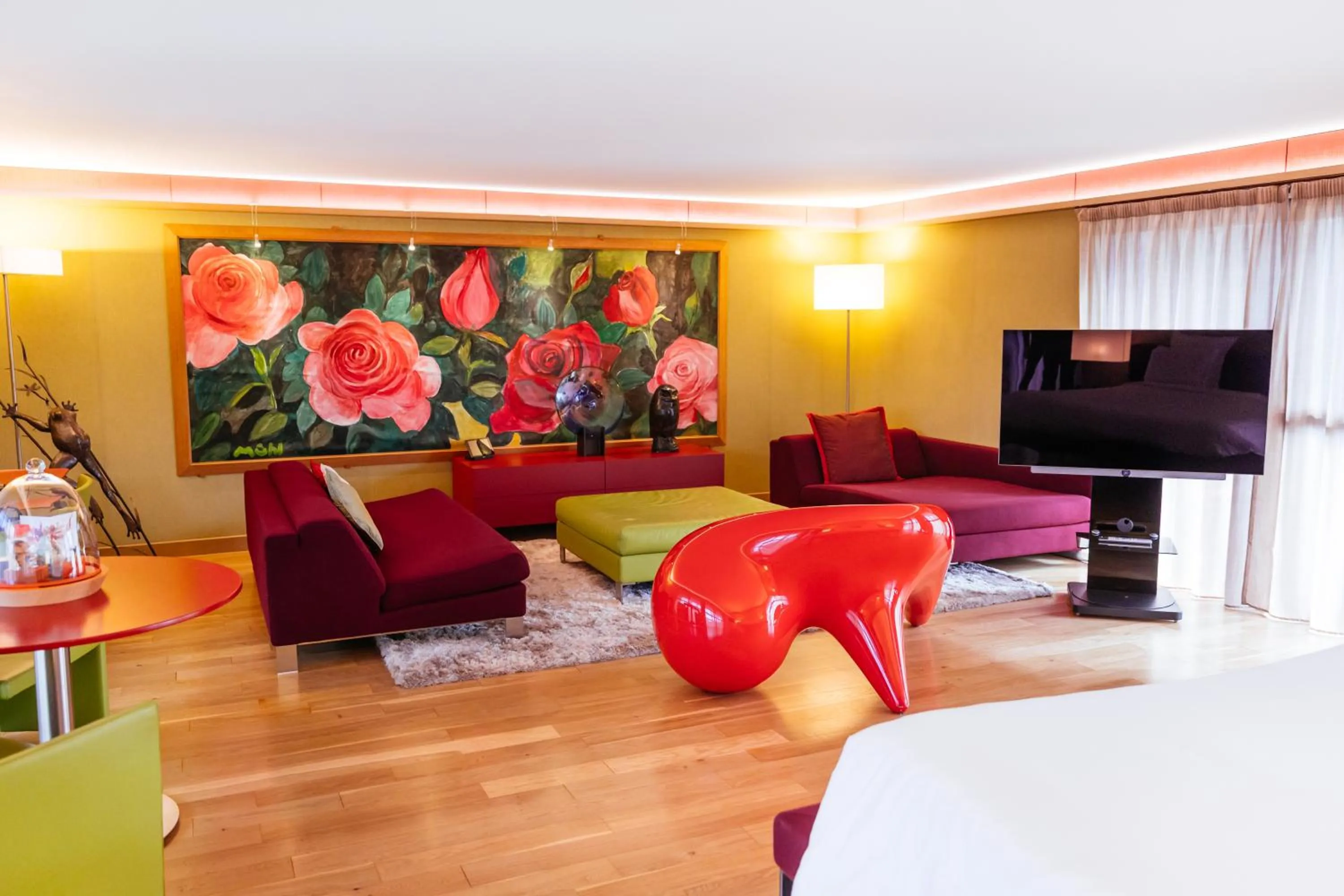 Living room in Hotel des Berges, Restaurant Gastronomique & Spa