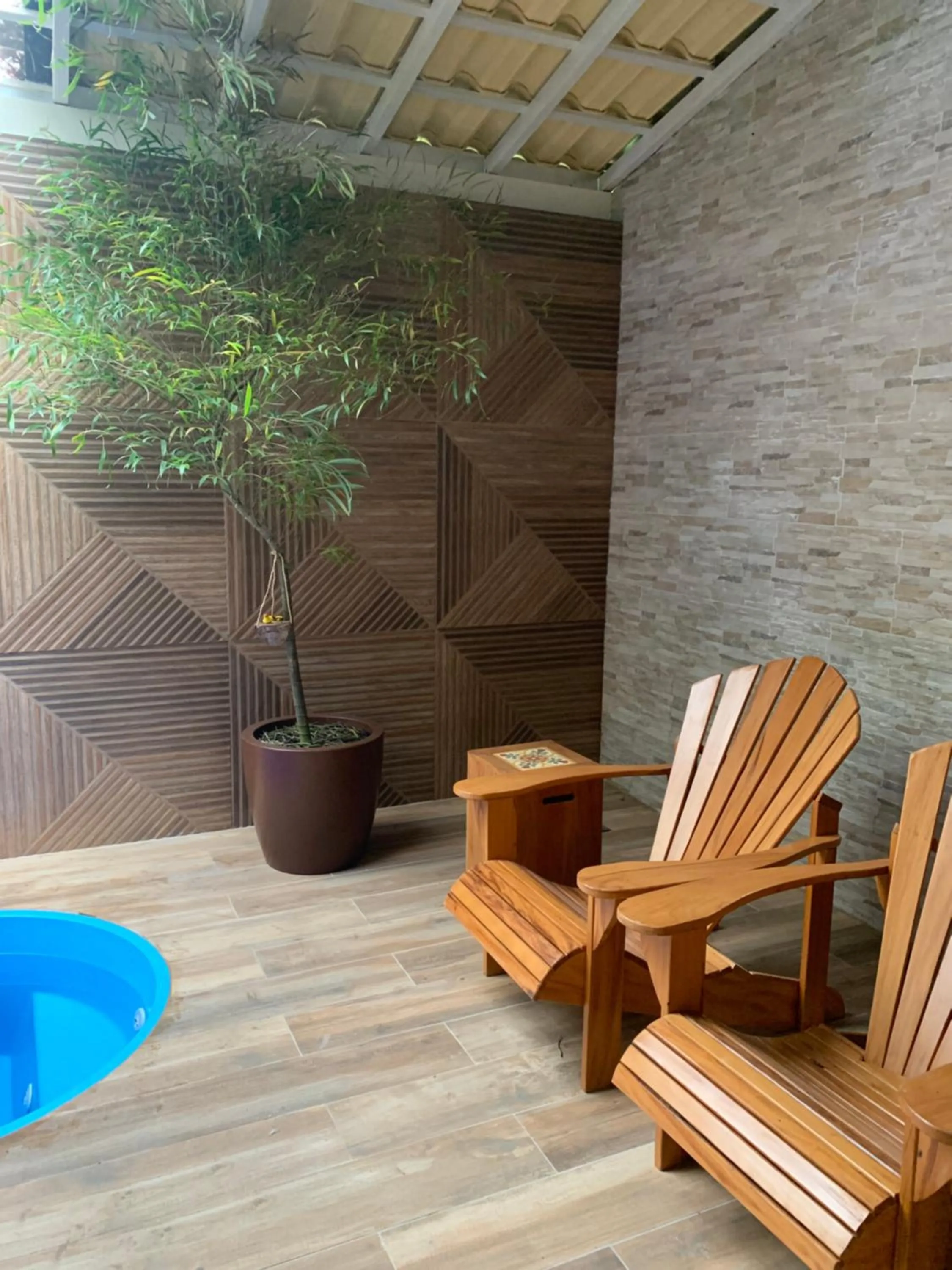 Seating area in Hospedagem Casadalee chalé com piscina privativa aquecida e Apartamento sem piscina