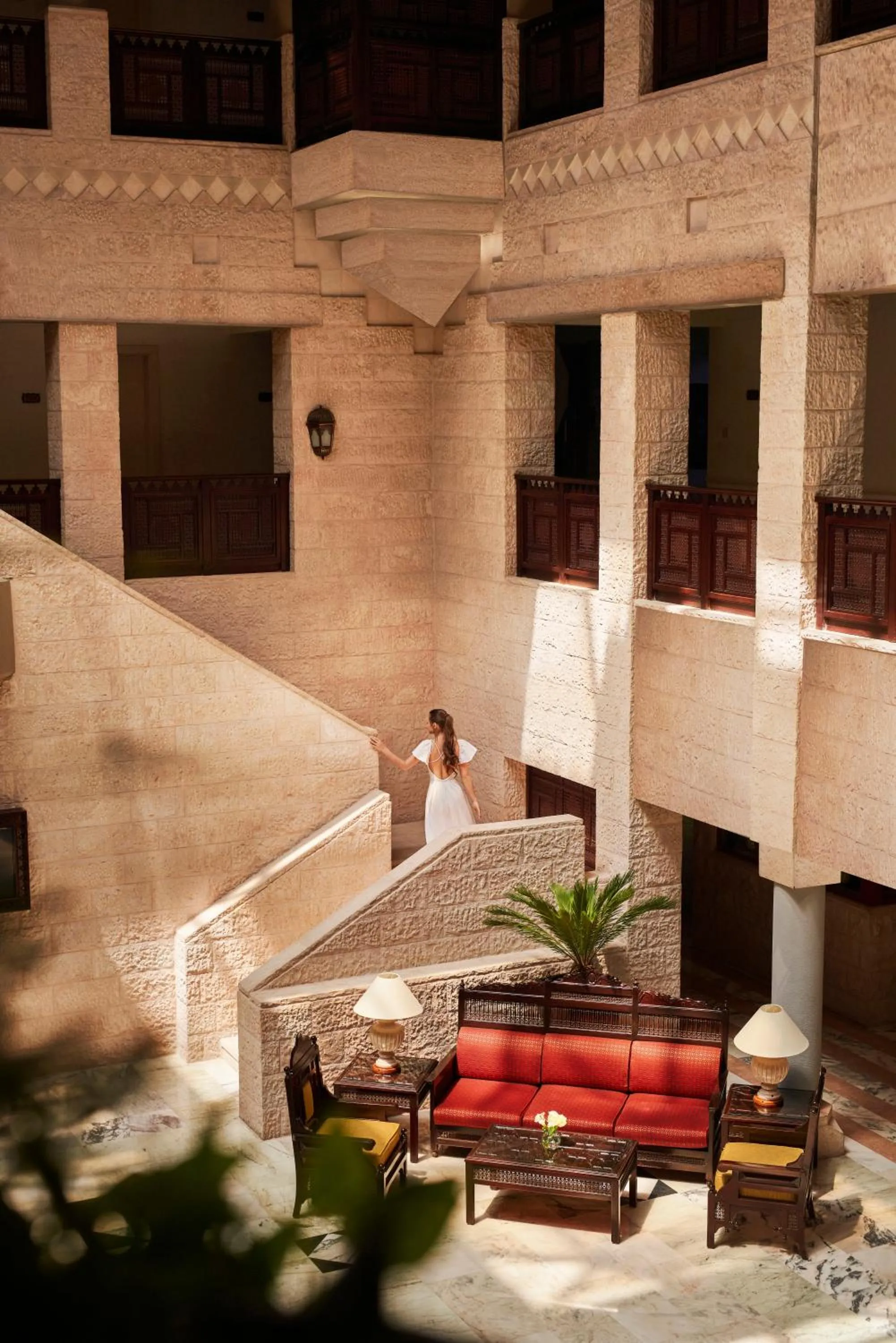 Lobby or reception in Mövenpick Nabatean Castle Hotel