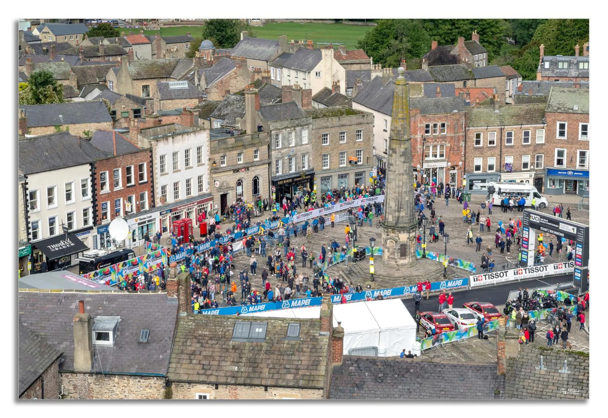Bird's eye view in Strawberry House