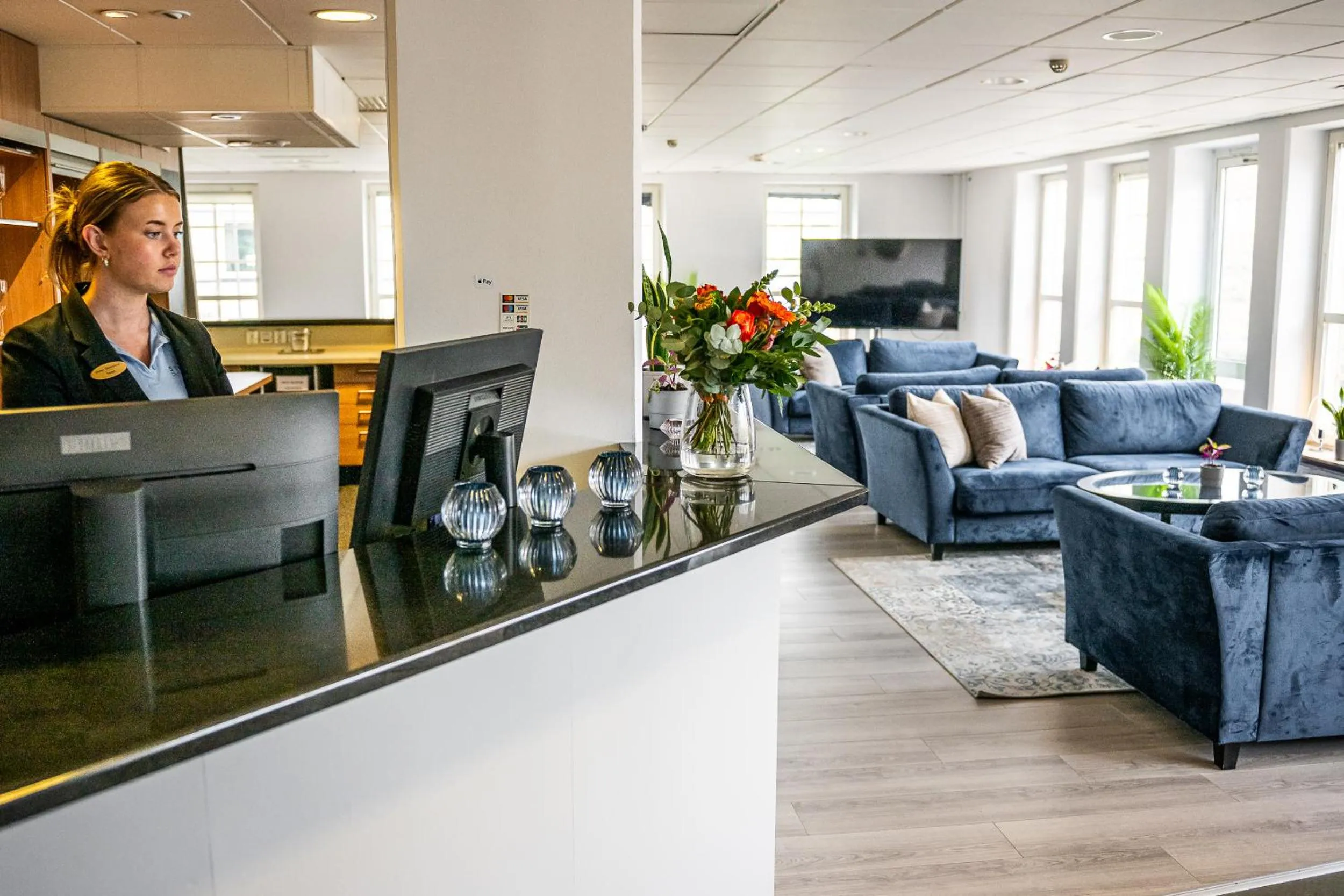 Lobby or reception in Hotel Stensson
