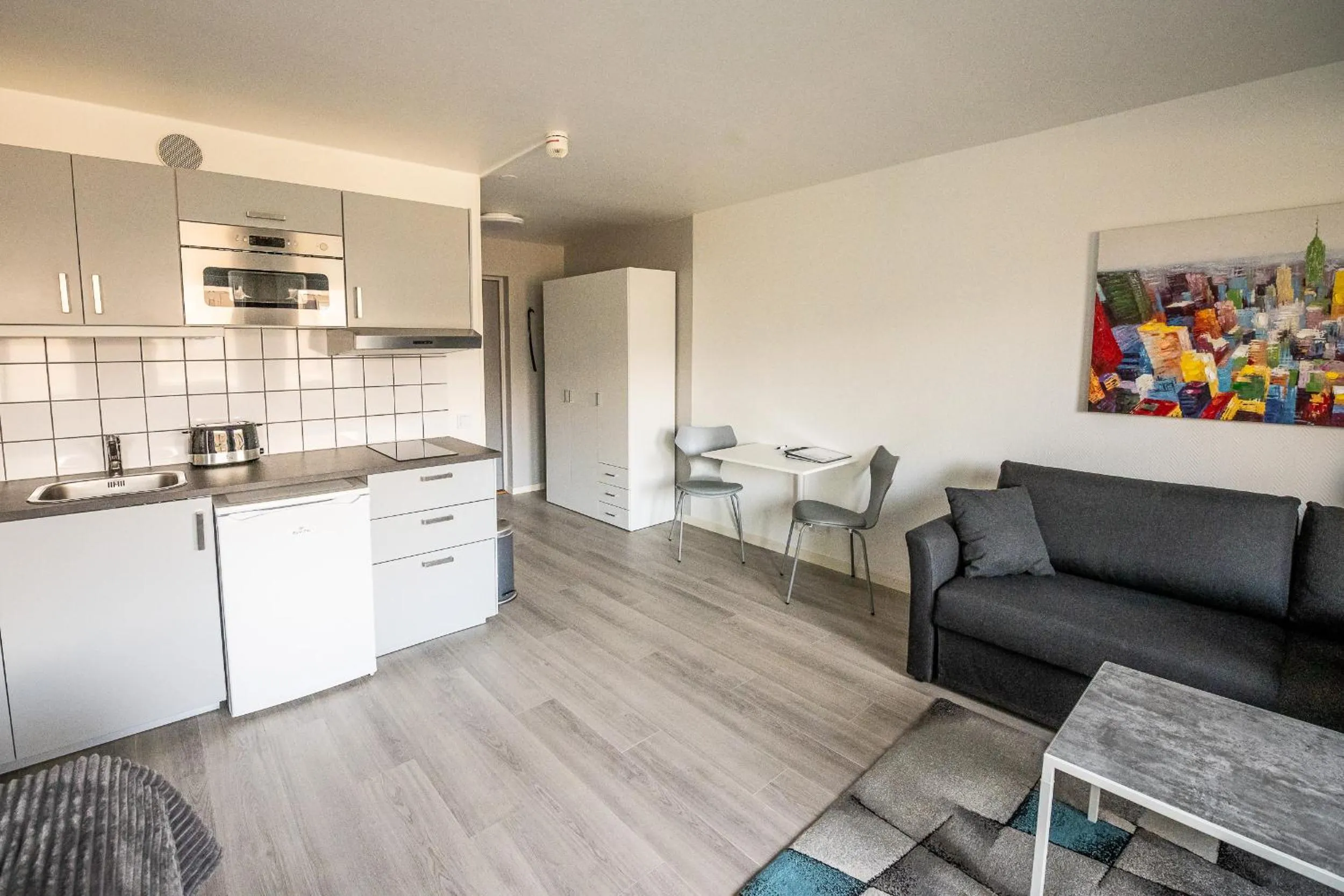 Kitchen or kitchenette in Hotel Stensson