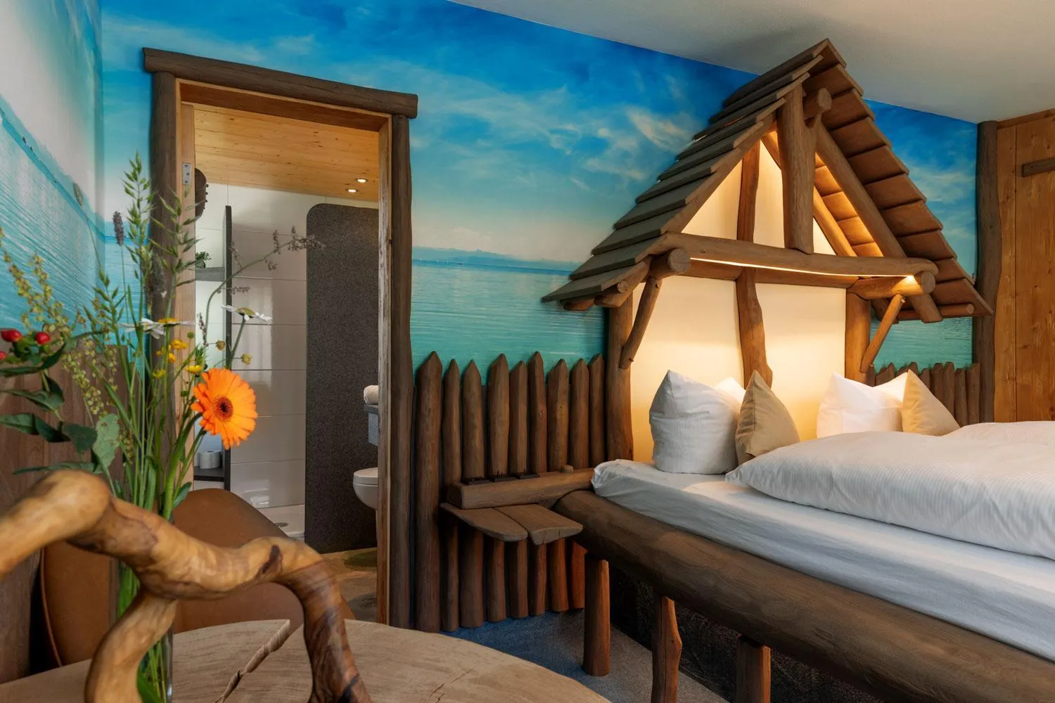 Bed in Landgasthof Paradies