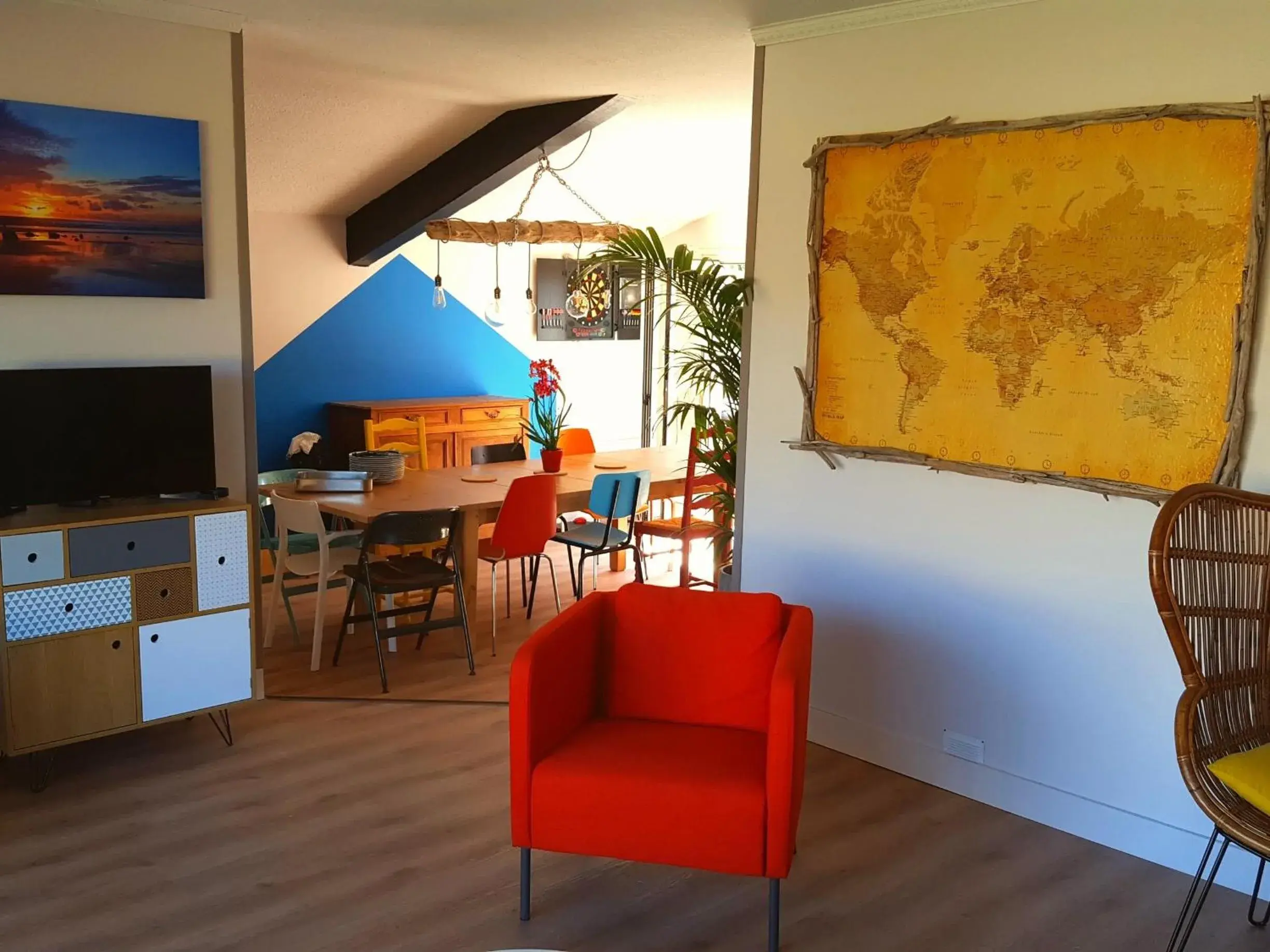 Living room in La Maison Bisca Living room in La Maison Bisca