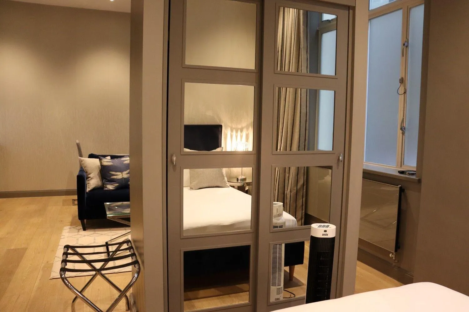 Photo of the whole room, Bed in No.8 Waterloo Street