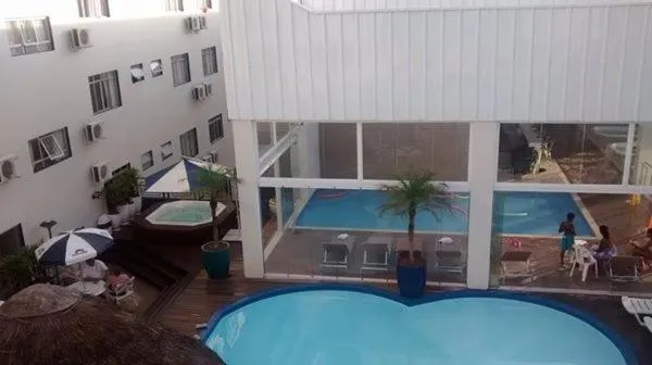 Pool view in Hotel Paraiso