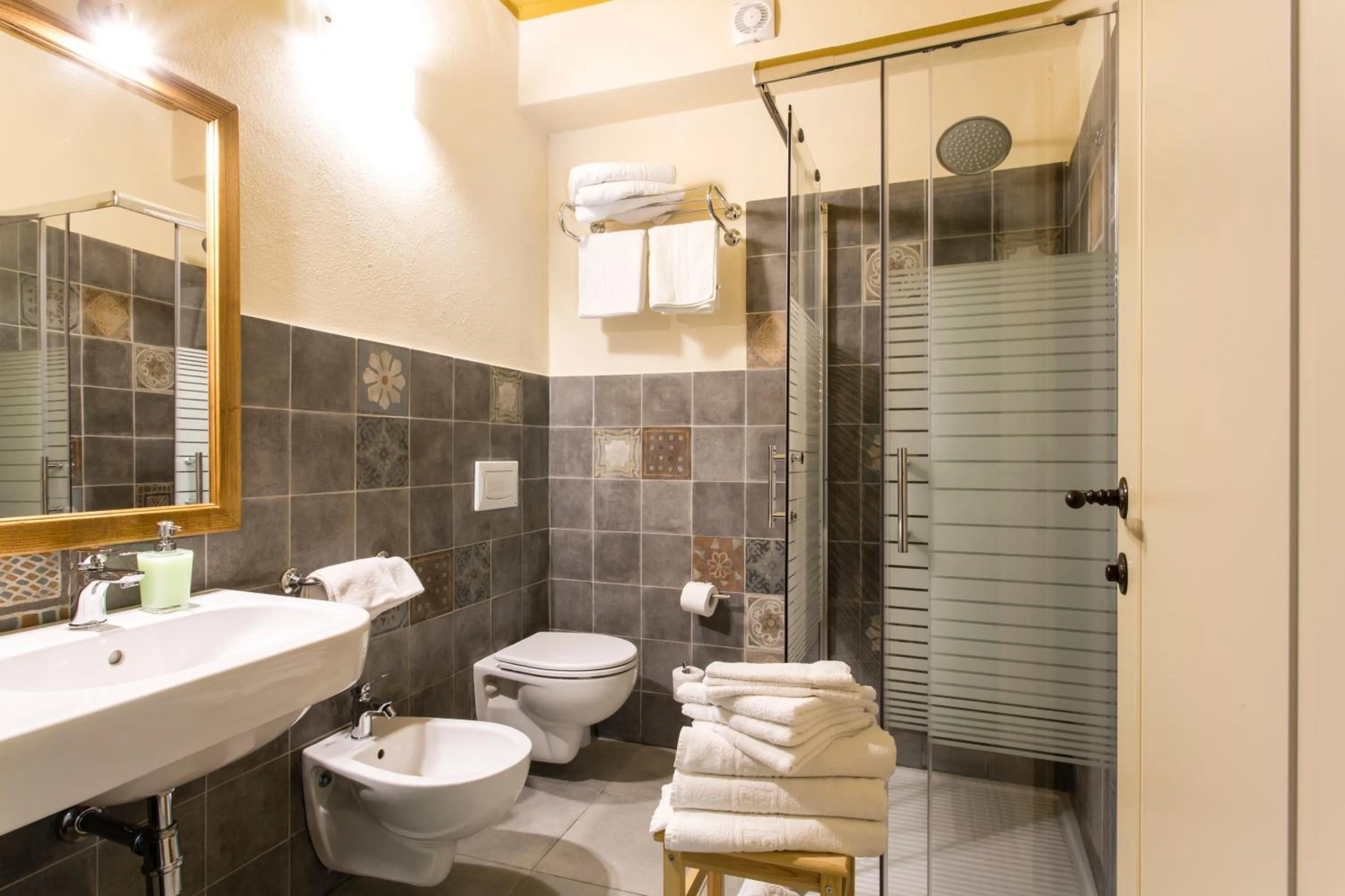 Shower in Hotel Villa Gli Asfodeli