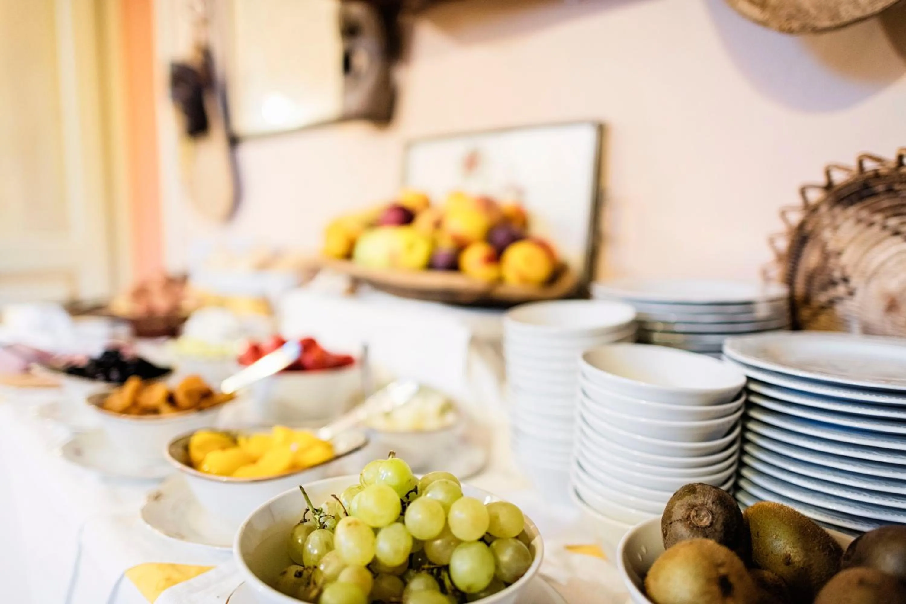 Food and drinks in Hotel Villa Gli Asfodeli