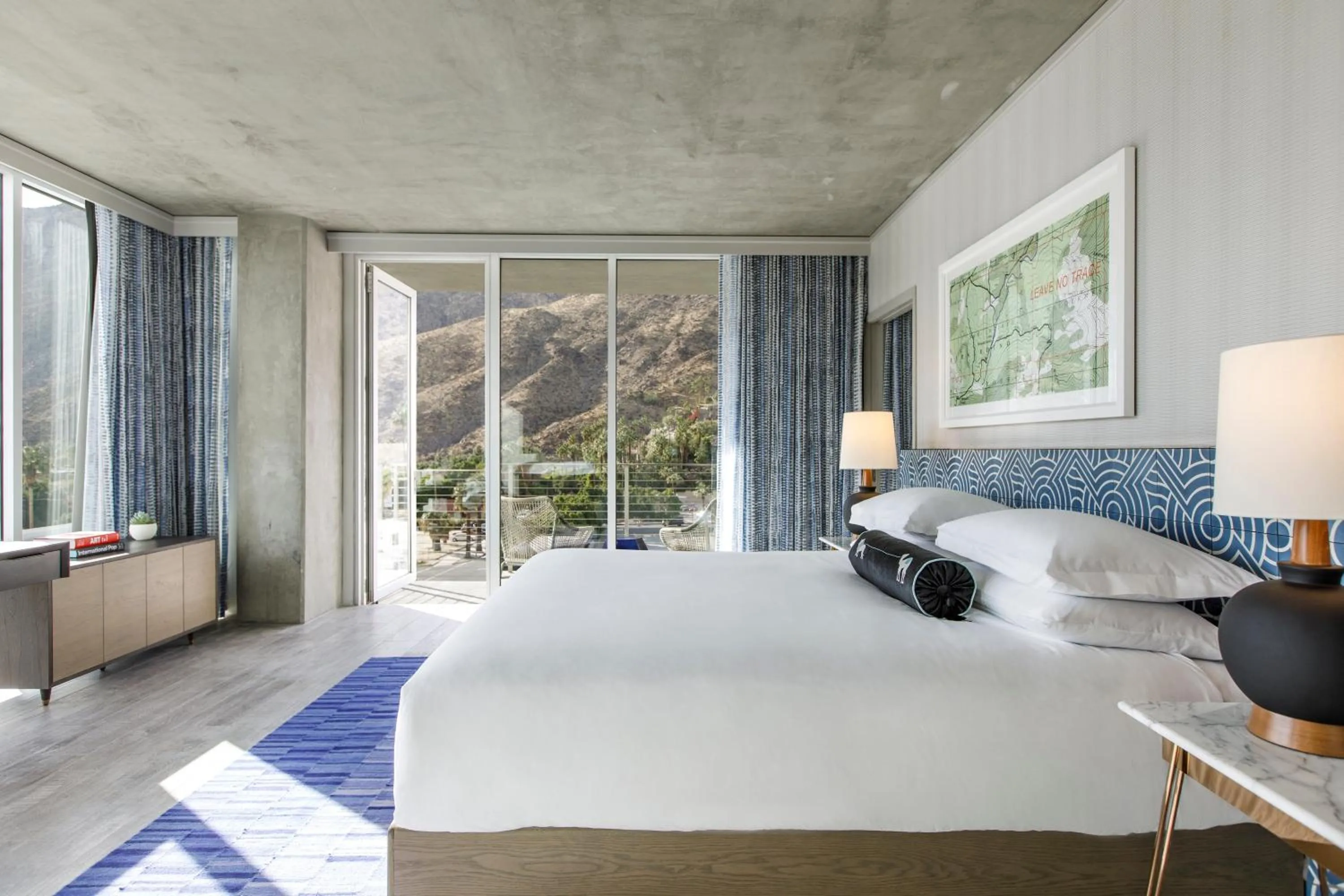 Bedroom, Bed in Kimpton Rowan Palm Springs Hotel by IHG